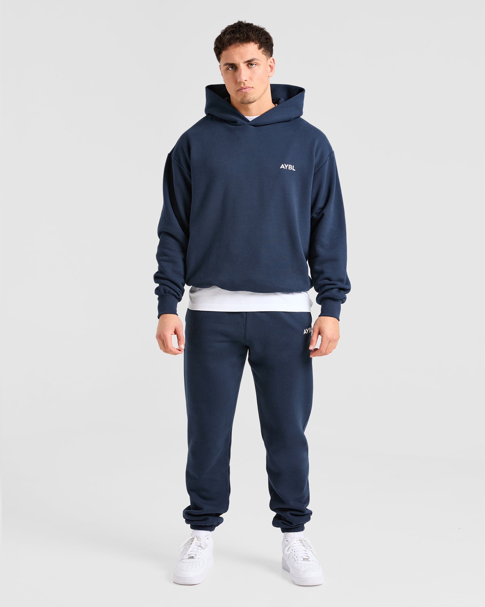 Essential Oversized Hoodie - Navy