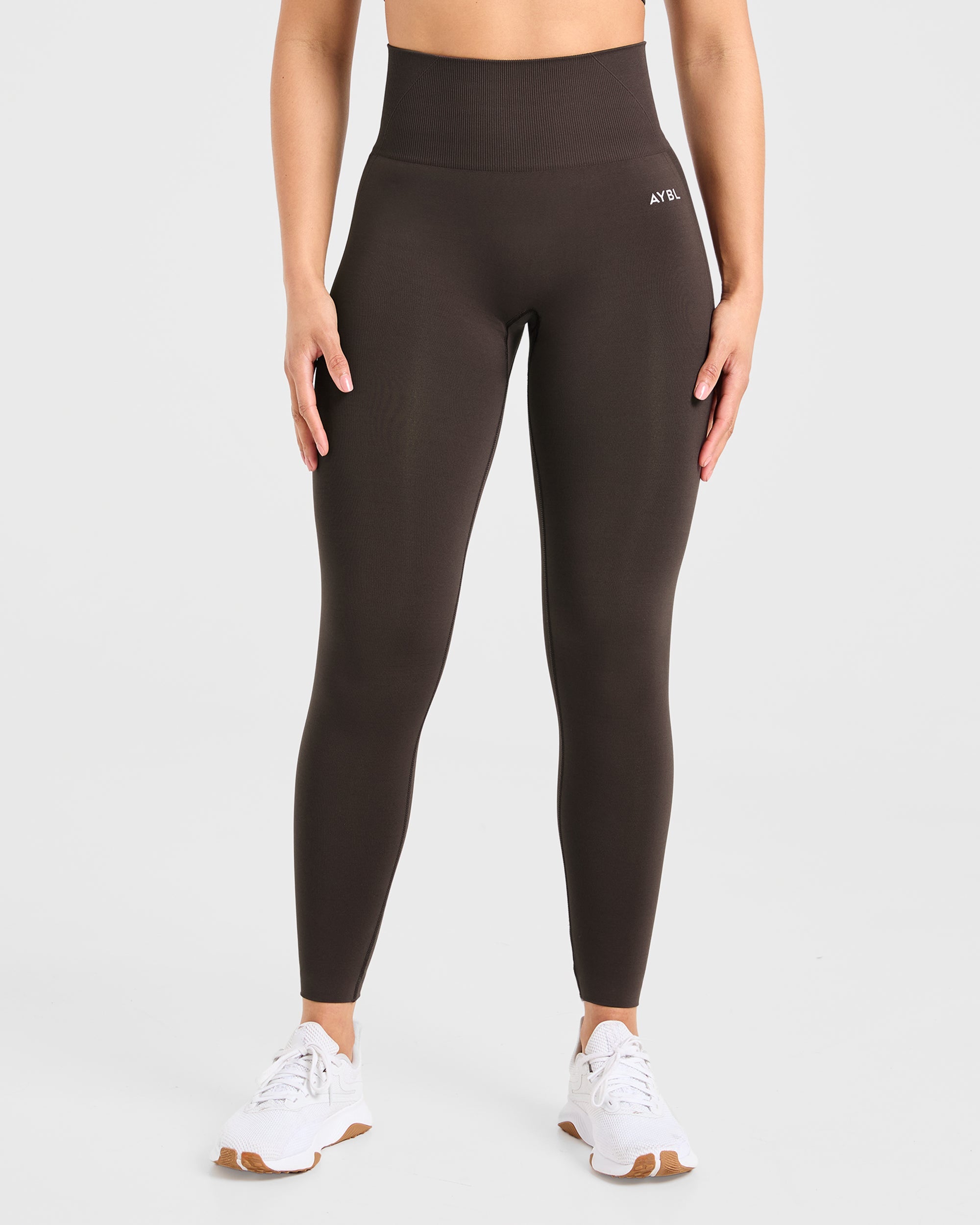 Legging sans couture Empower - Marron cacao