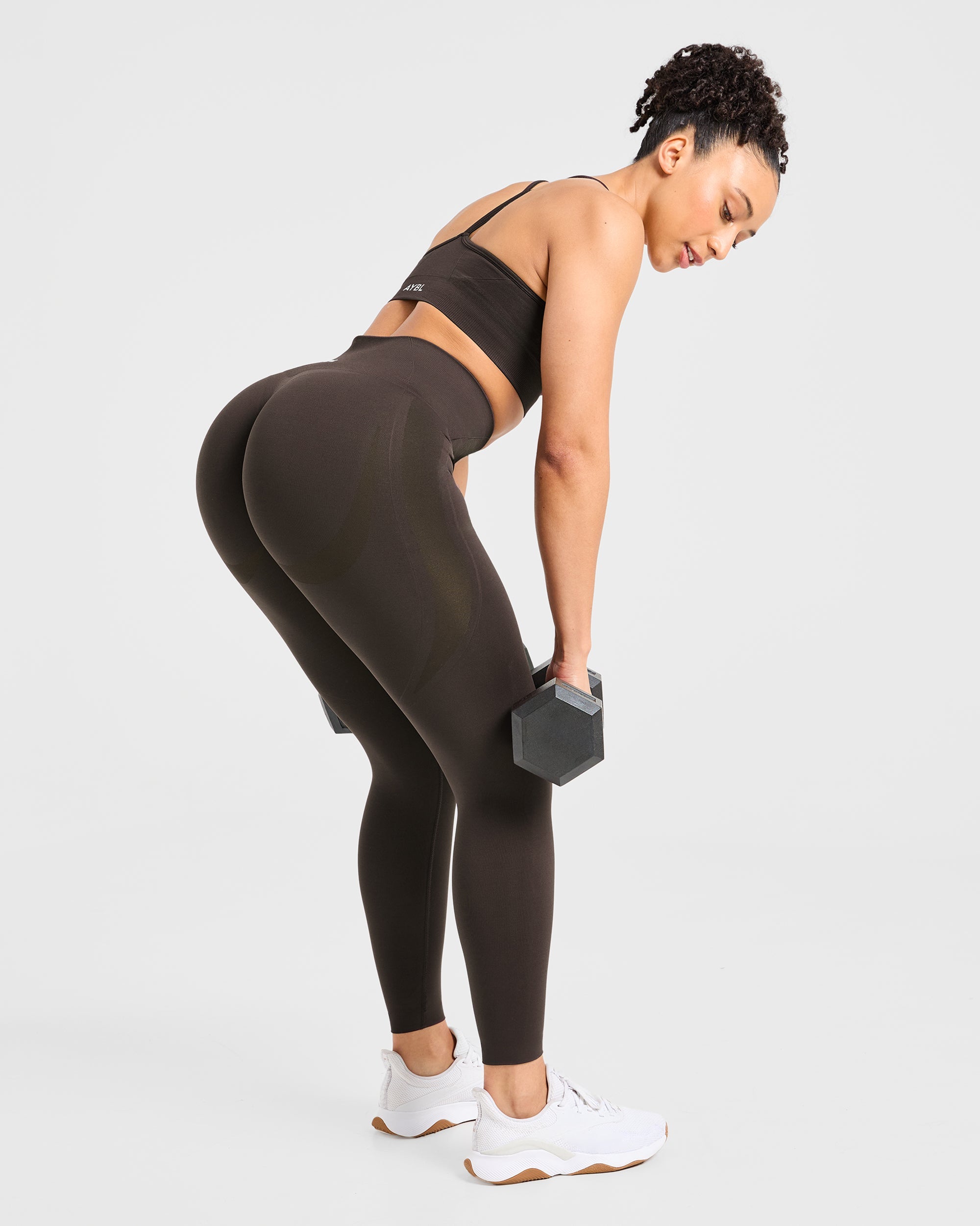 Empower Seamless Leggings - Cocoa Brown