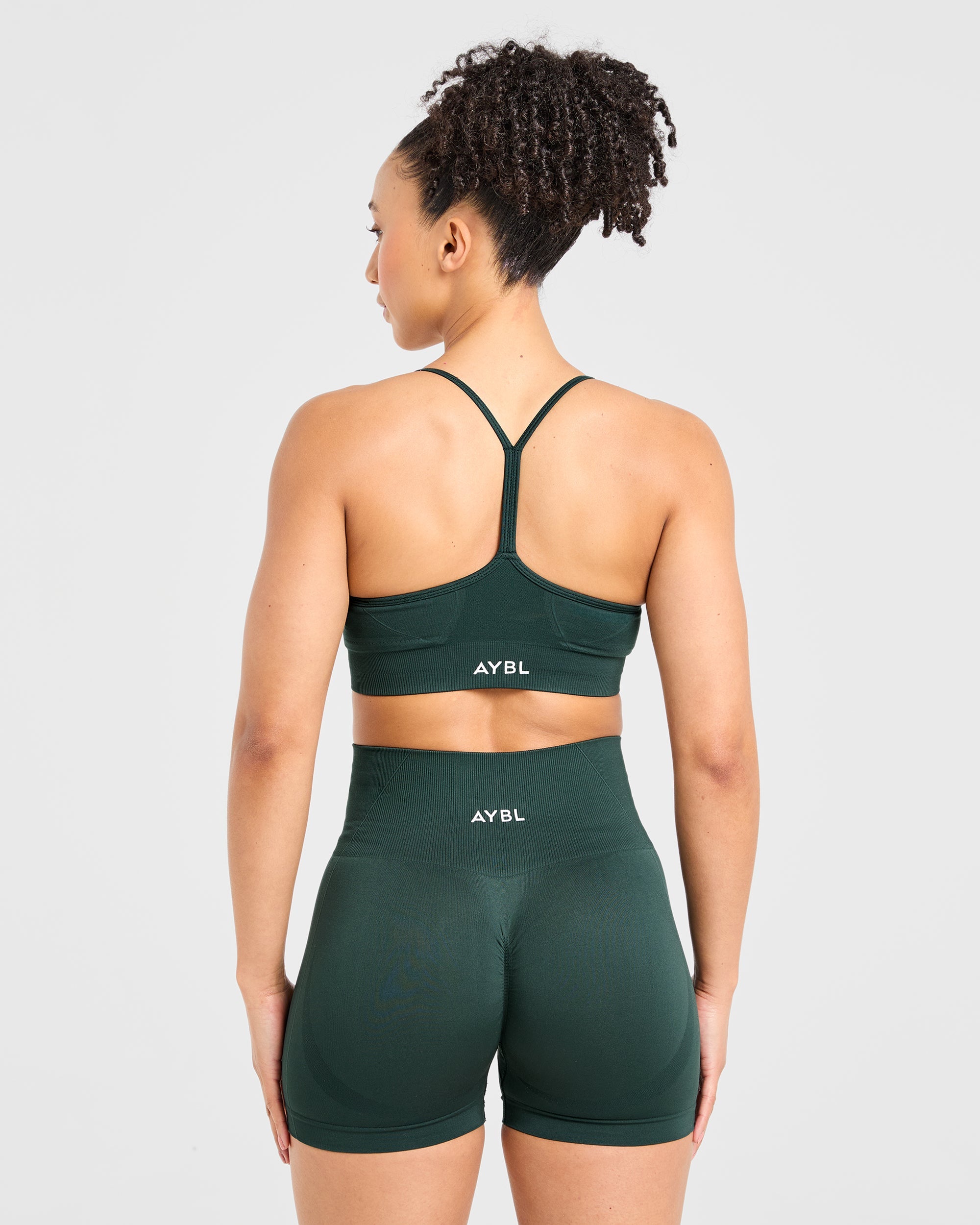 Soutien-gorge de sport sans couture Empower - Vert foncé