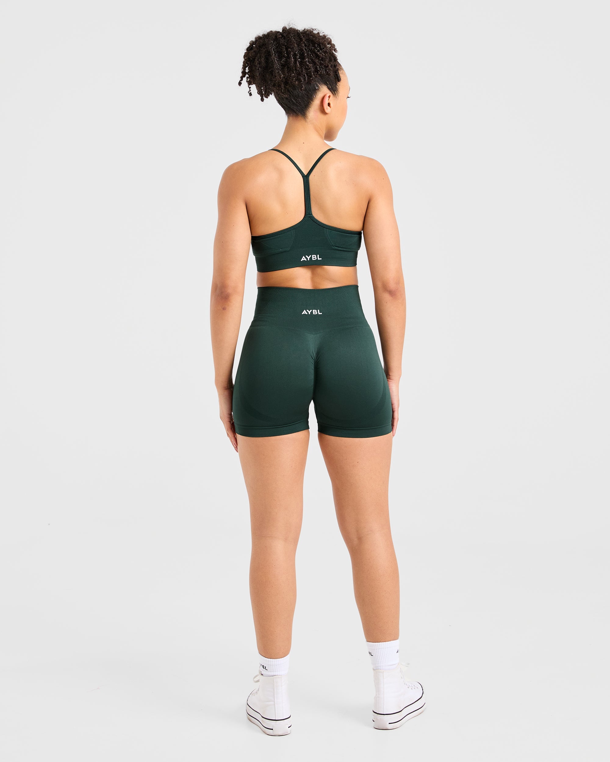 Soutien-gorge de sport sans couture Empower - Vert foncé