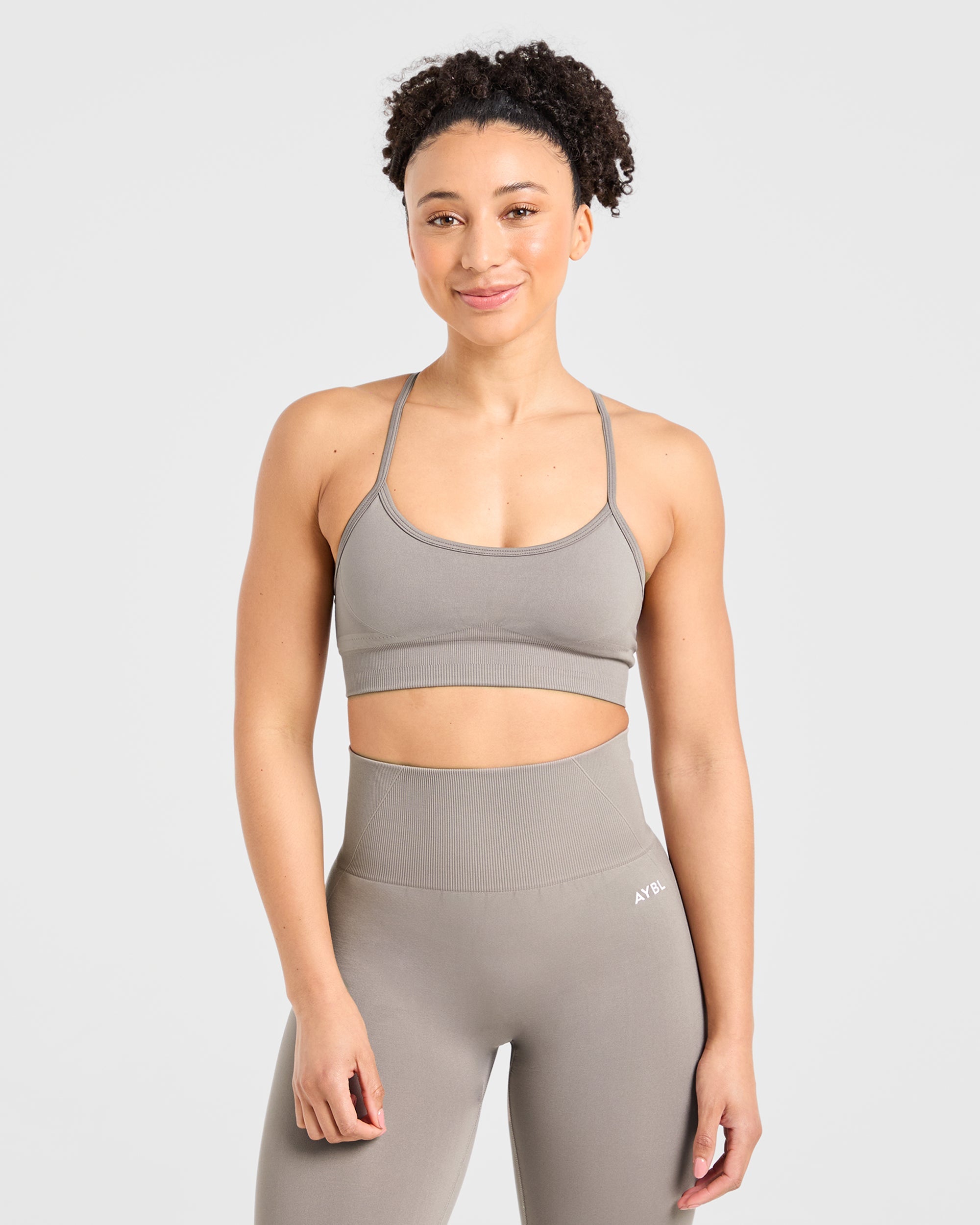 Empower Seamless Sports Bra - Taupe