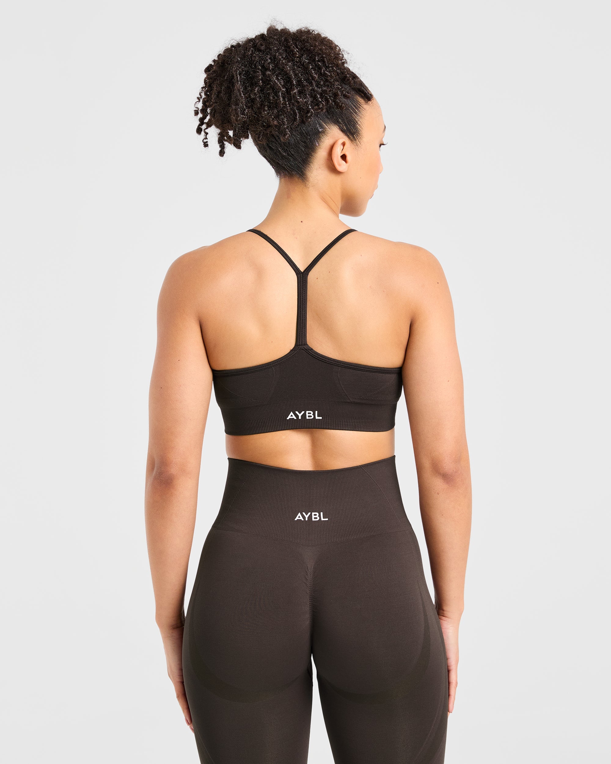 Soutien-gorge de sport sans couture Empower - Marron cacao