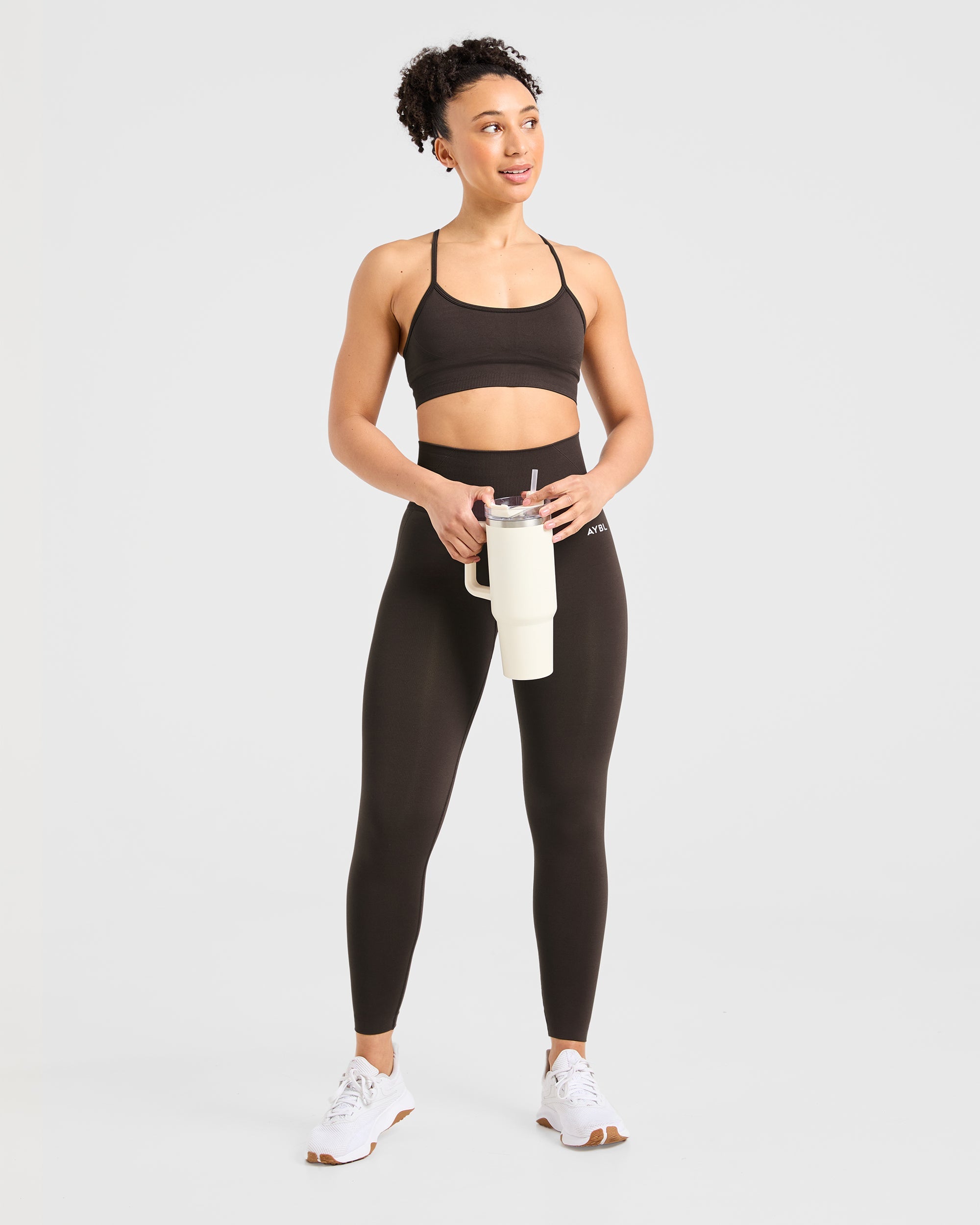 Empower Seamless Sports Bra - Cocoa Brown