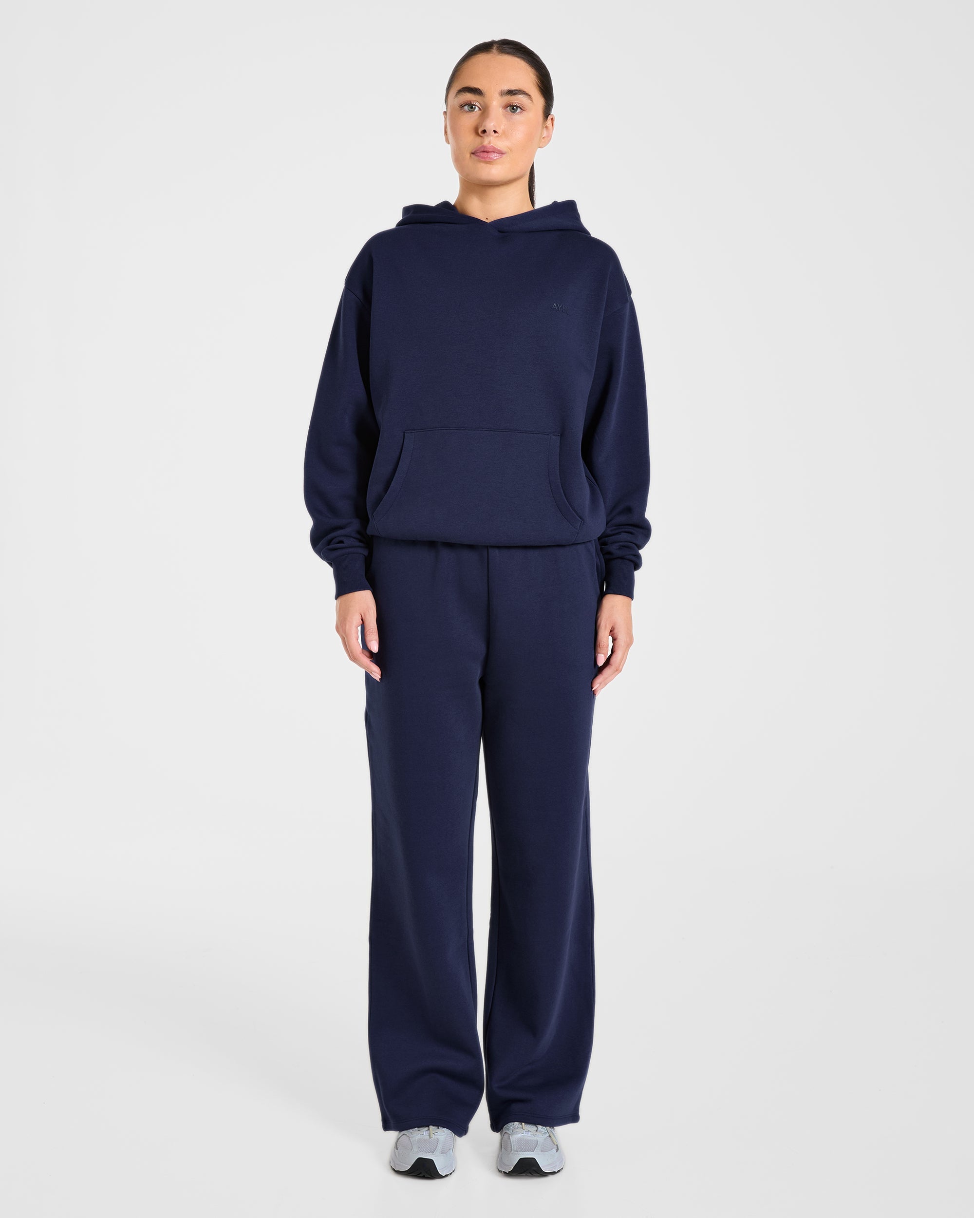 Lifestyle Oversized Hoodie - Navy