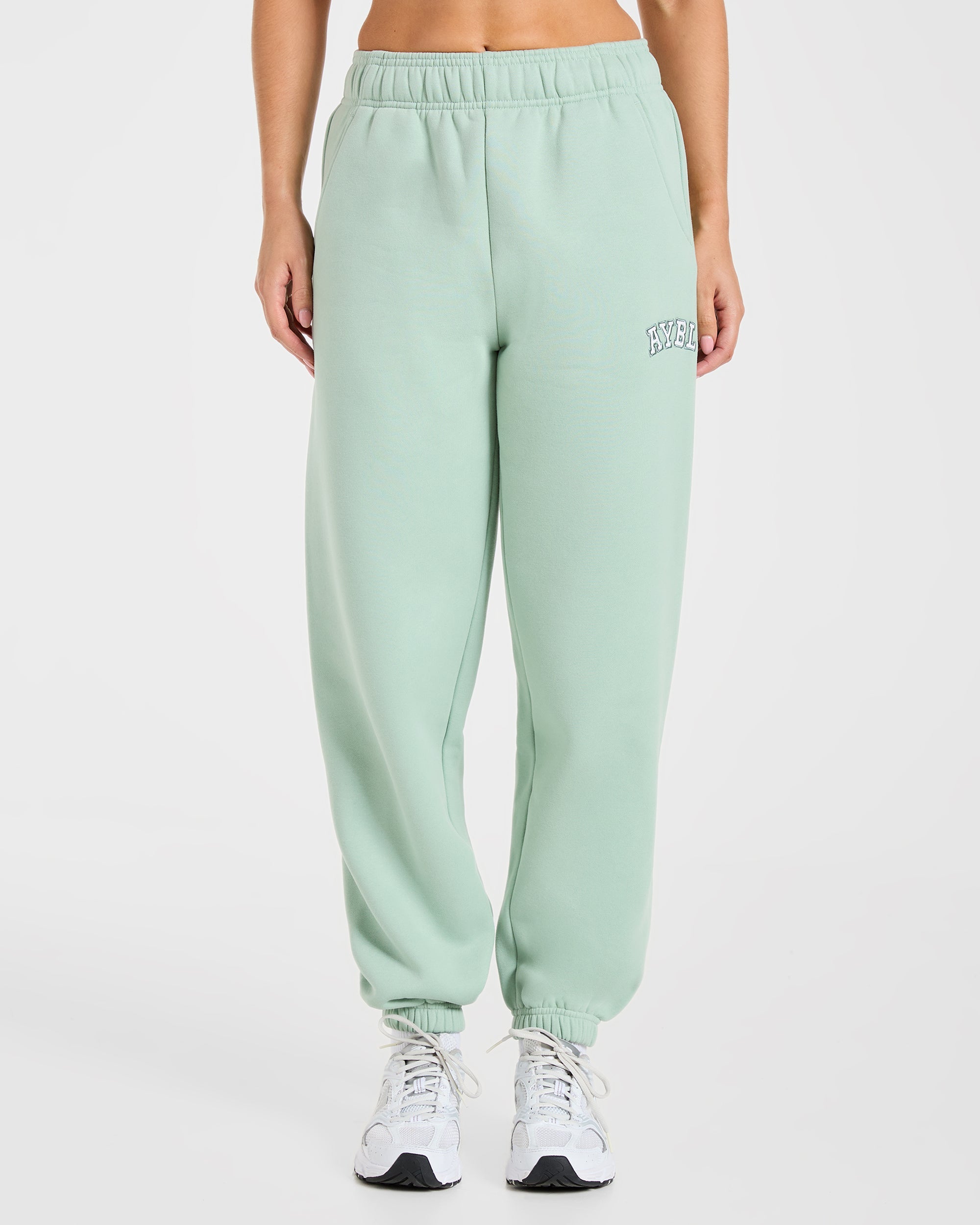 Varsity 2.0 Oversized Joggers - Sage Green
