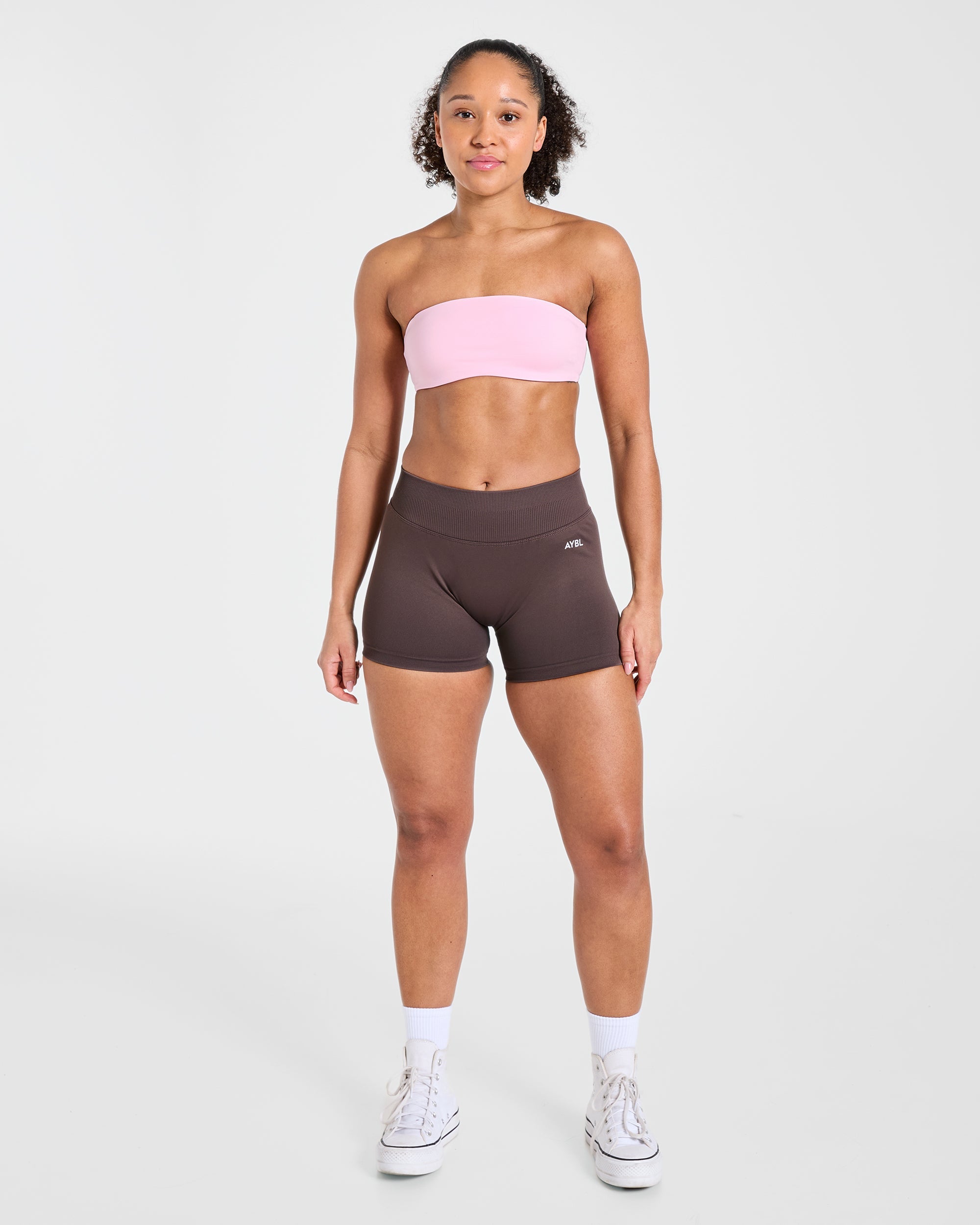 Soutien-gorge de sport bandeau Essential - Rose