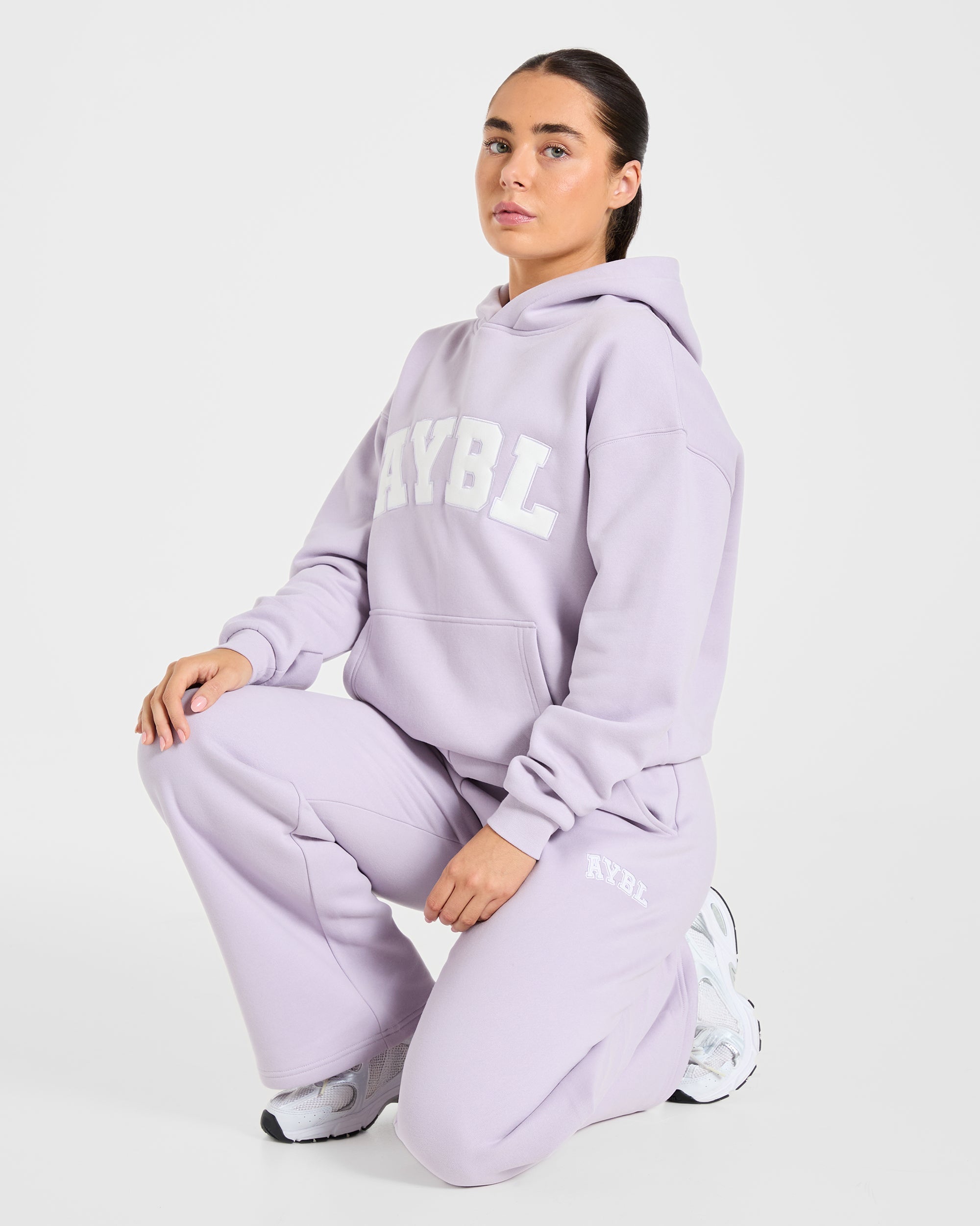 Varsity 2.0 Oversized Hoodie - Lilac