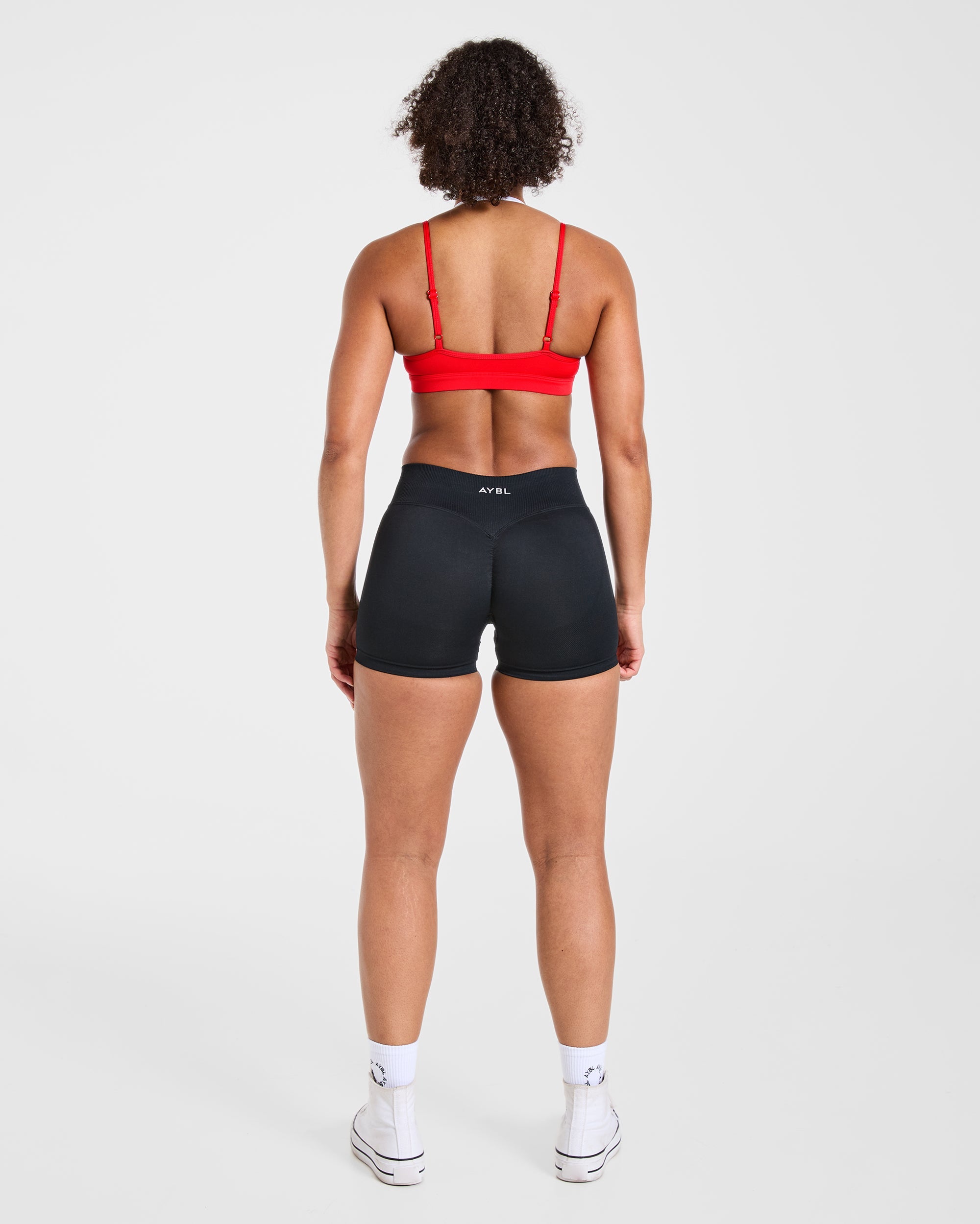 Essential Double Layer Sports Bra - Vibrant Red