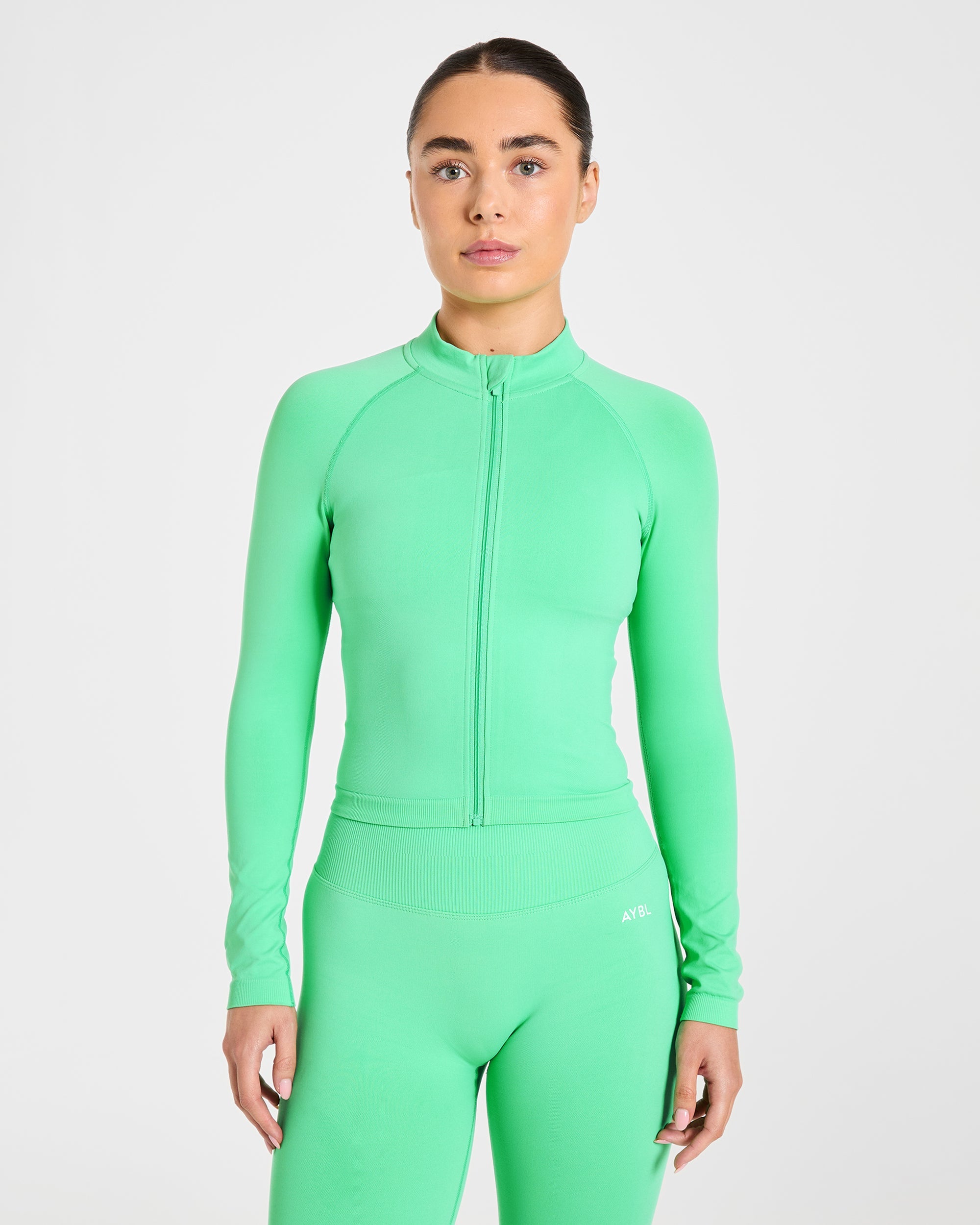 Enhance Seamless Jacket - Mint Green