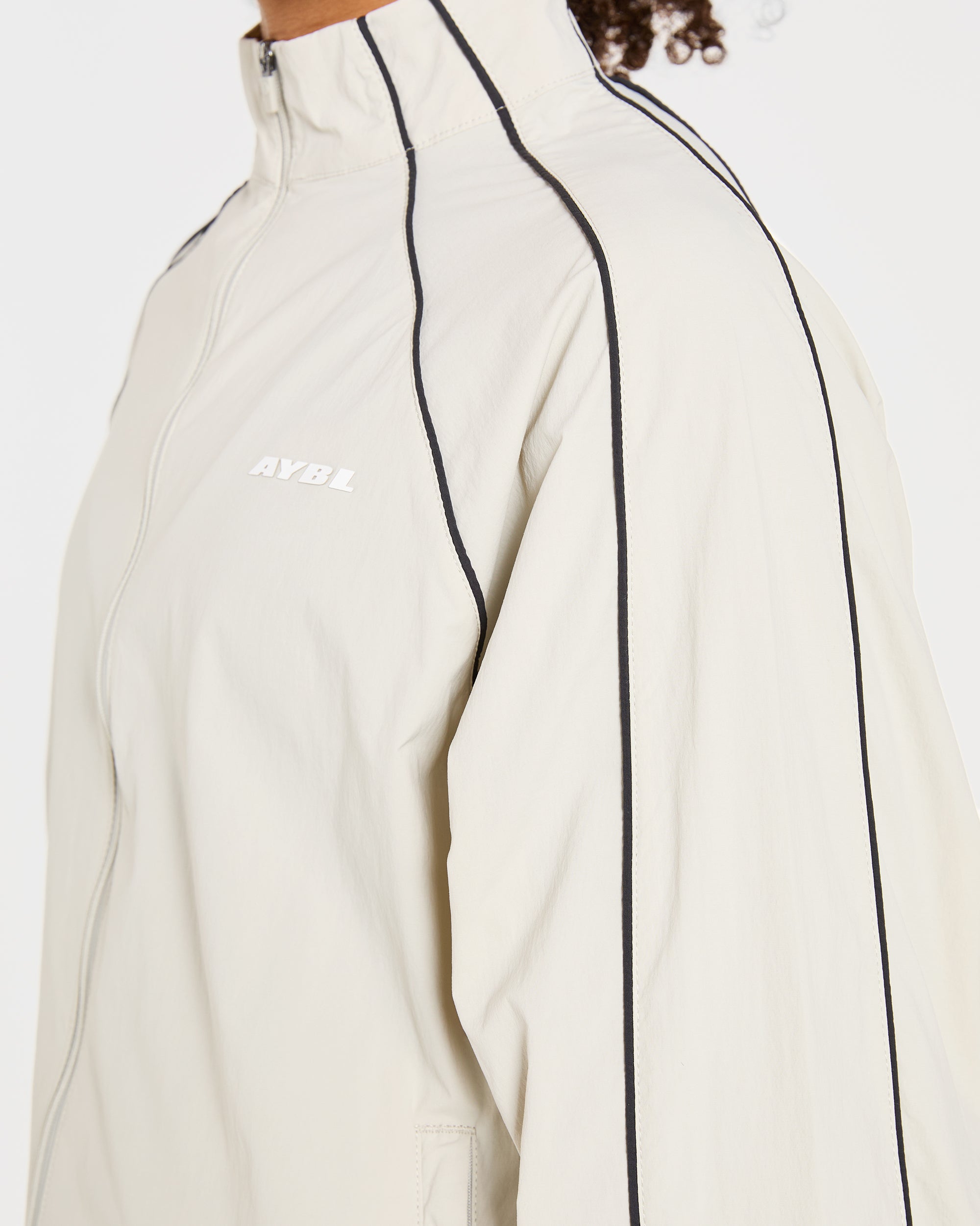 Retro Track Jacket - Off White