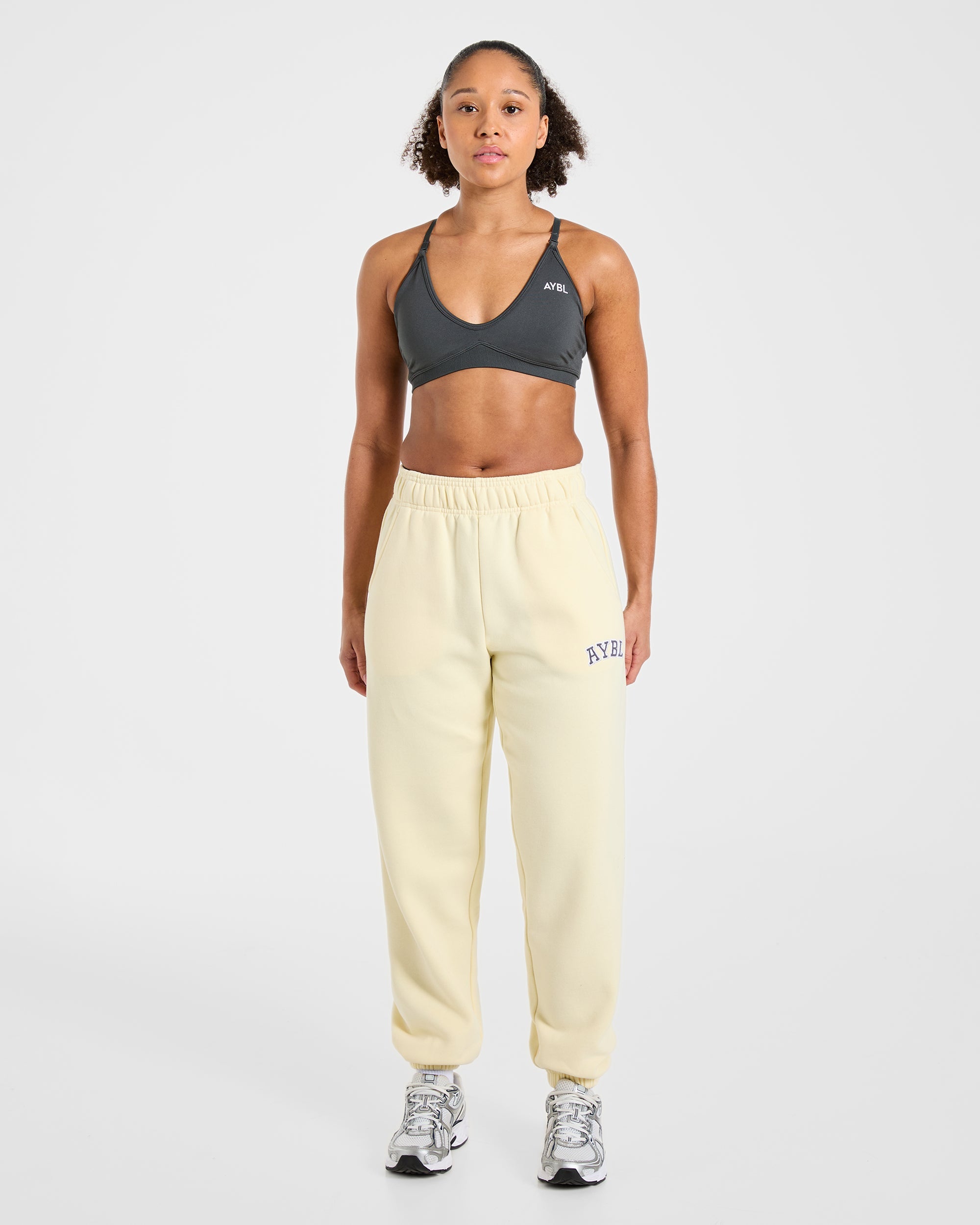Varsity 2.0 Oversized Joggers - Butter Yellow