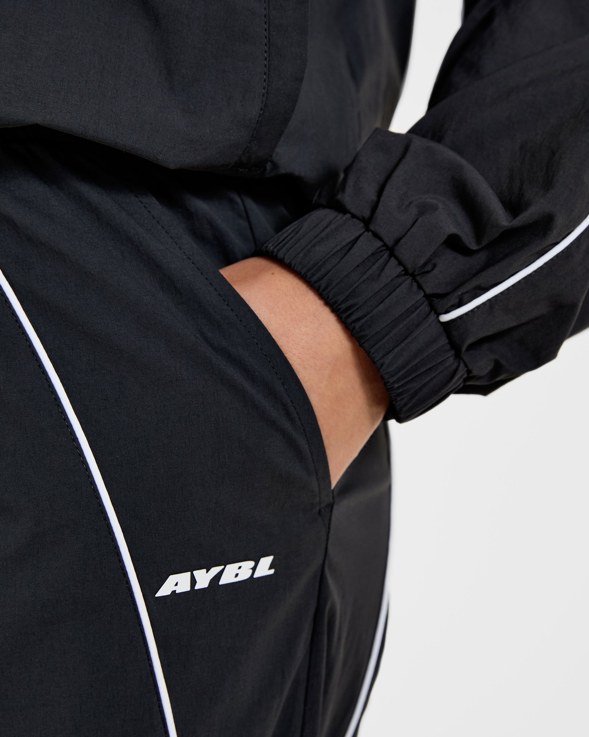Retro Track Joggers - Black