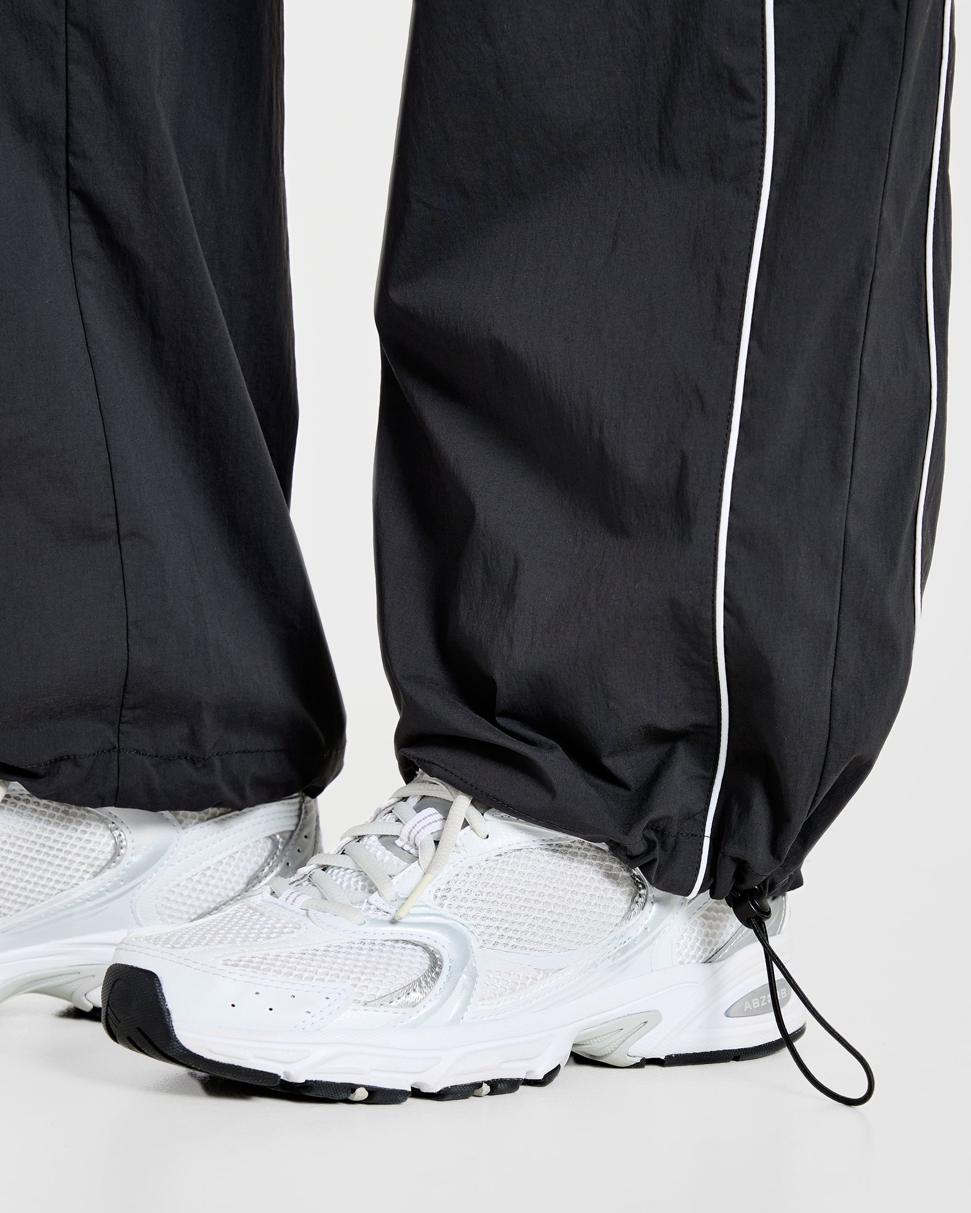 Retro Track Joggers - Black