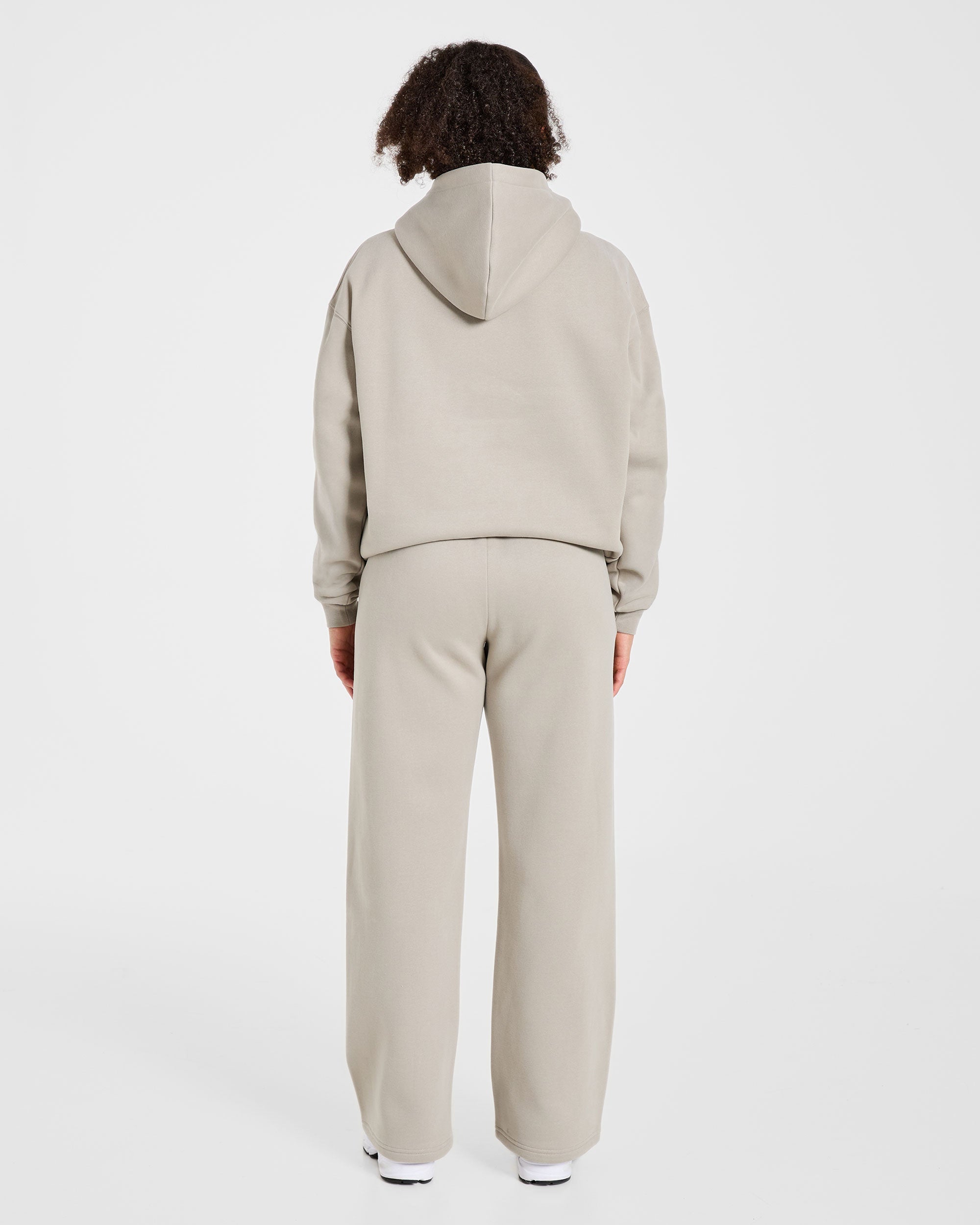 Varsity 2.0 Oversized Hoodie - Taupe