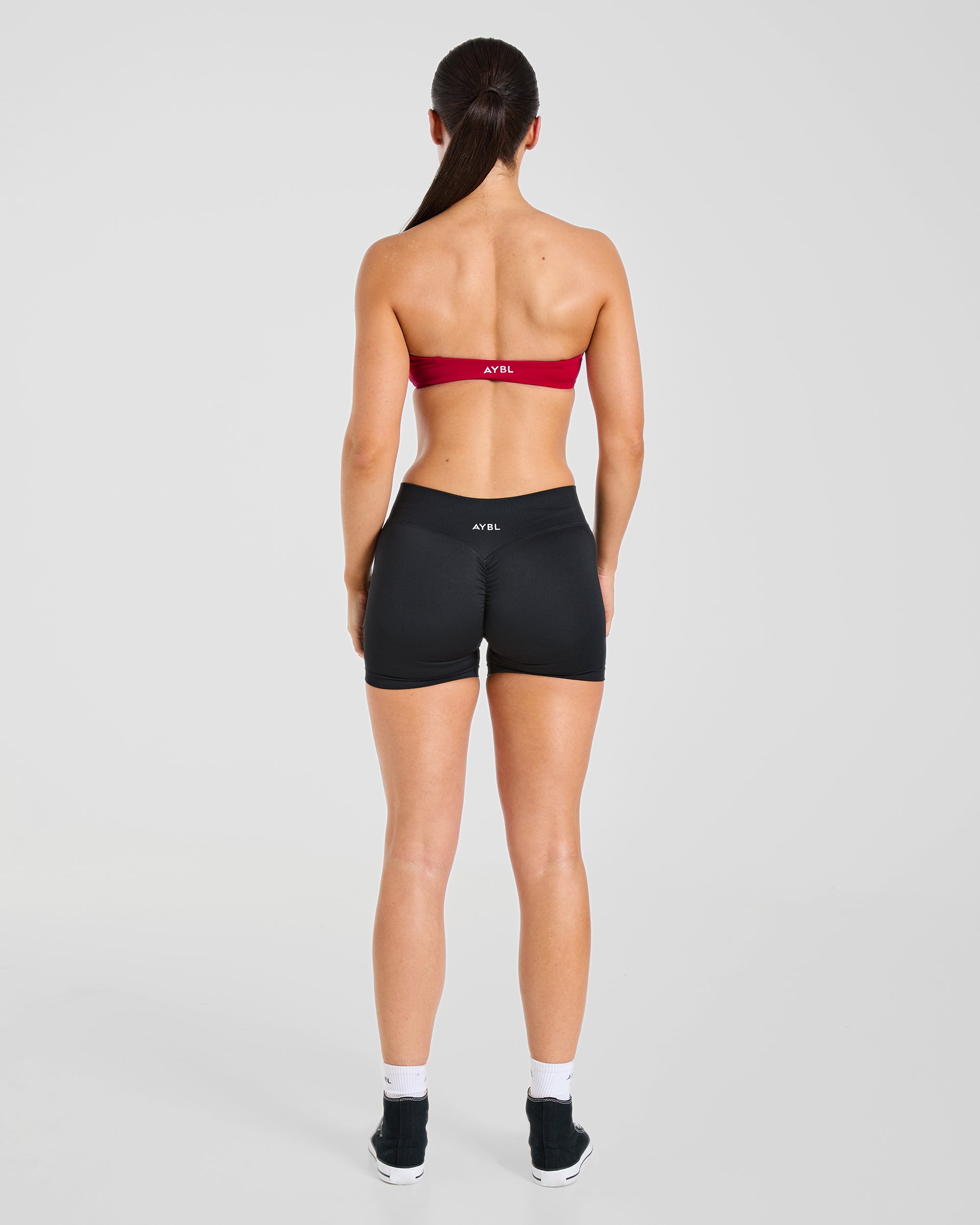 Essential Bandeau Sports Bra - Raspberry