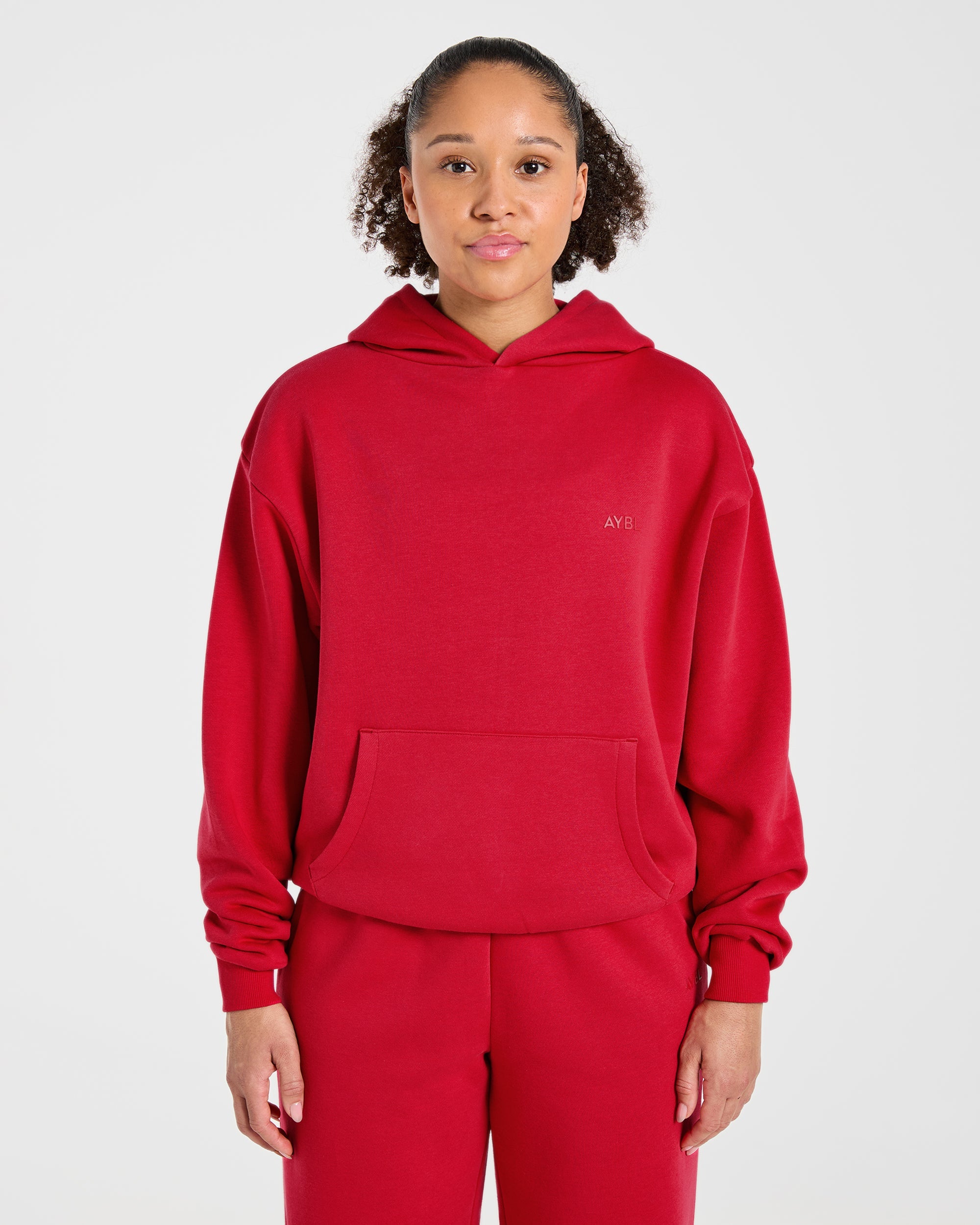 Lifestyle Oversized Hoodie - Red