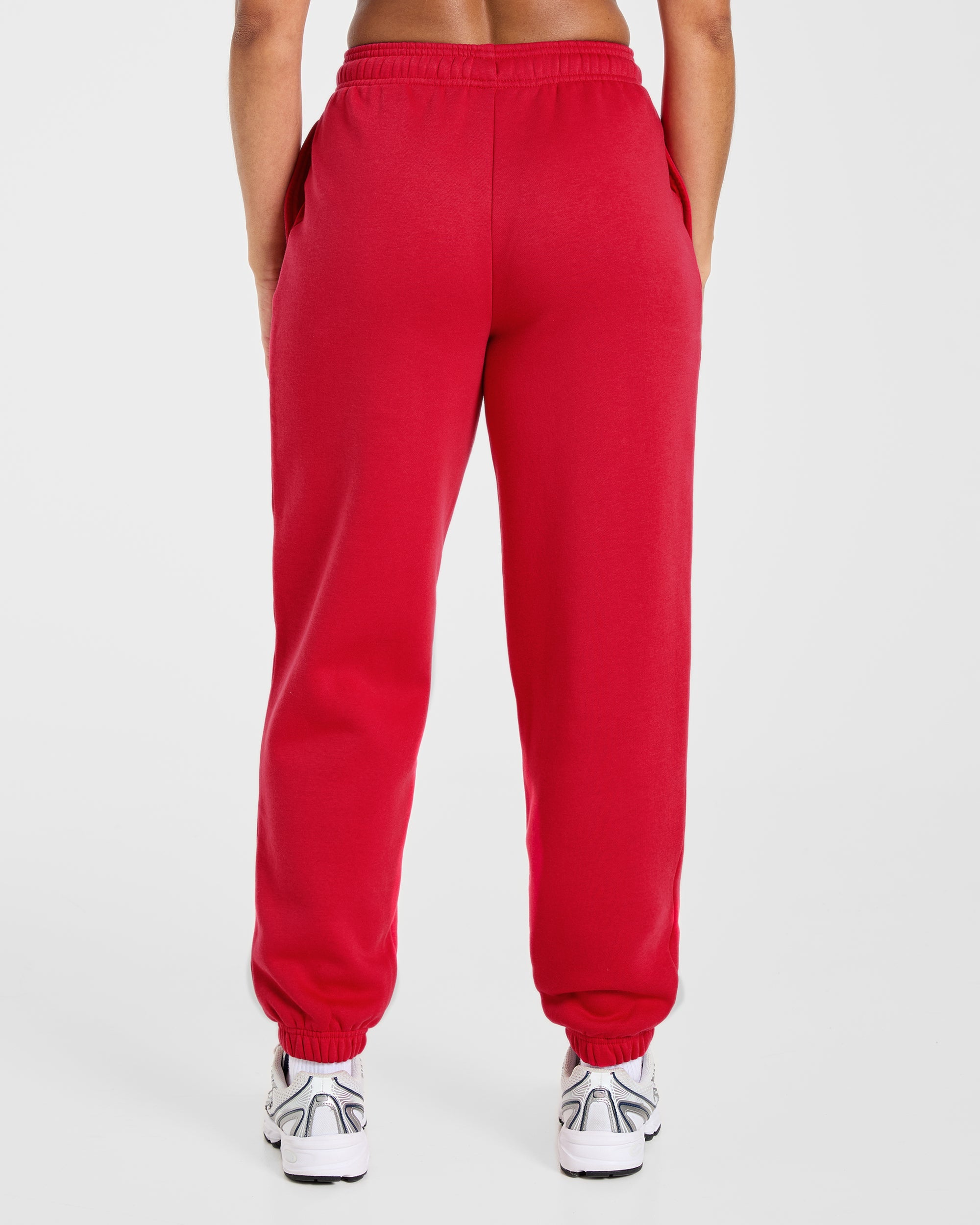 Lifestyle Oversized Joggers - Red
