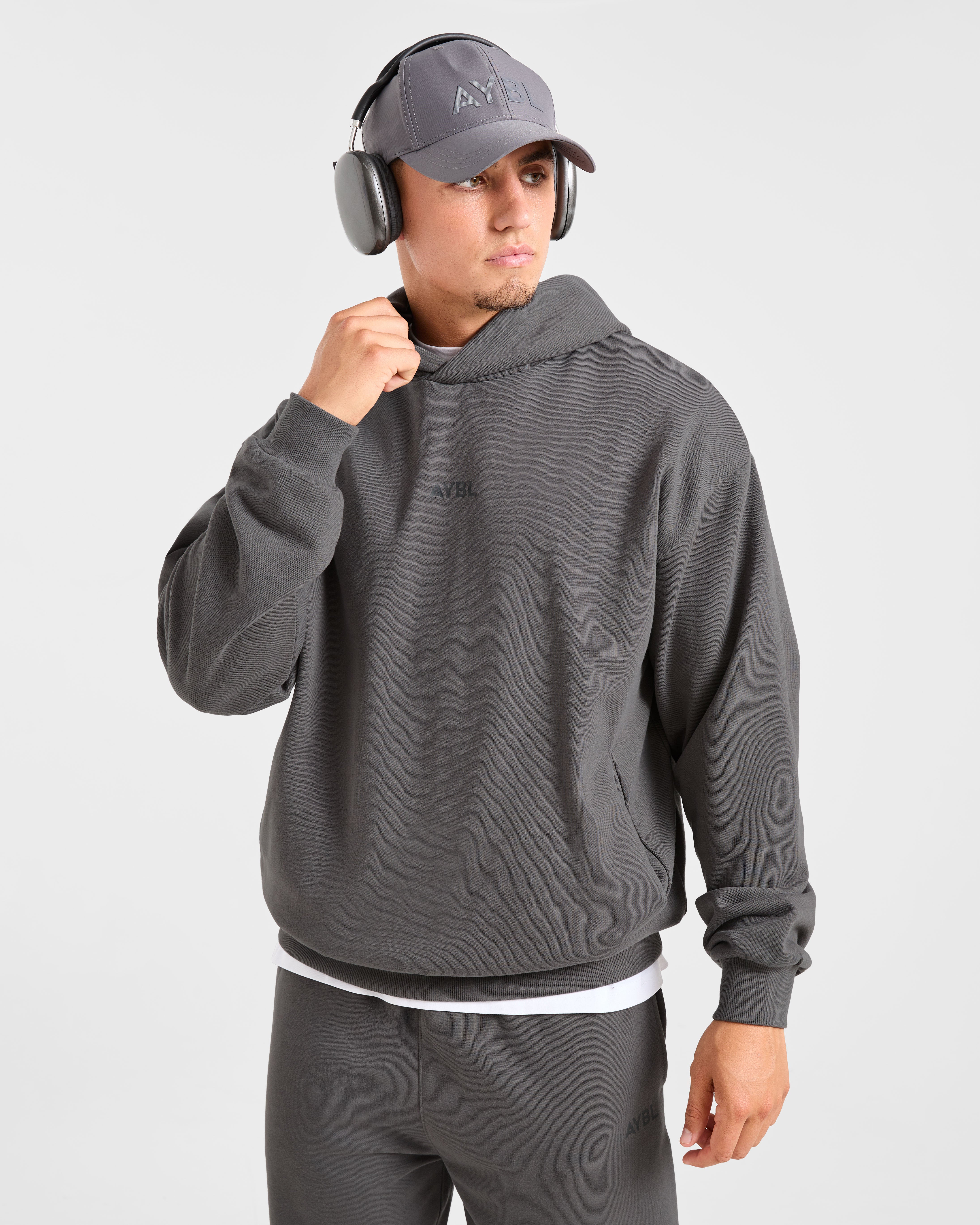 Craft Oversized Hoodie - Charcoal