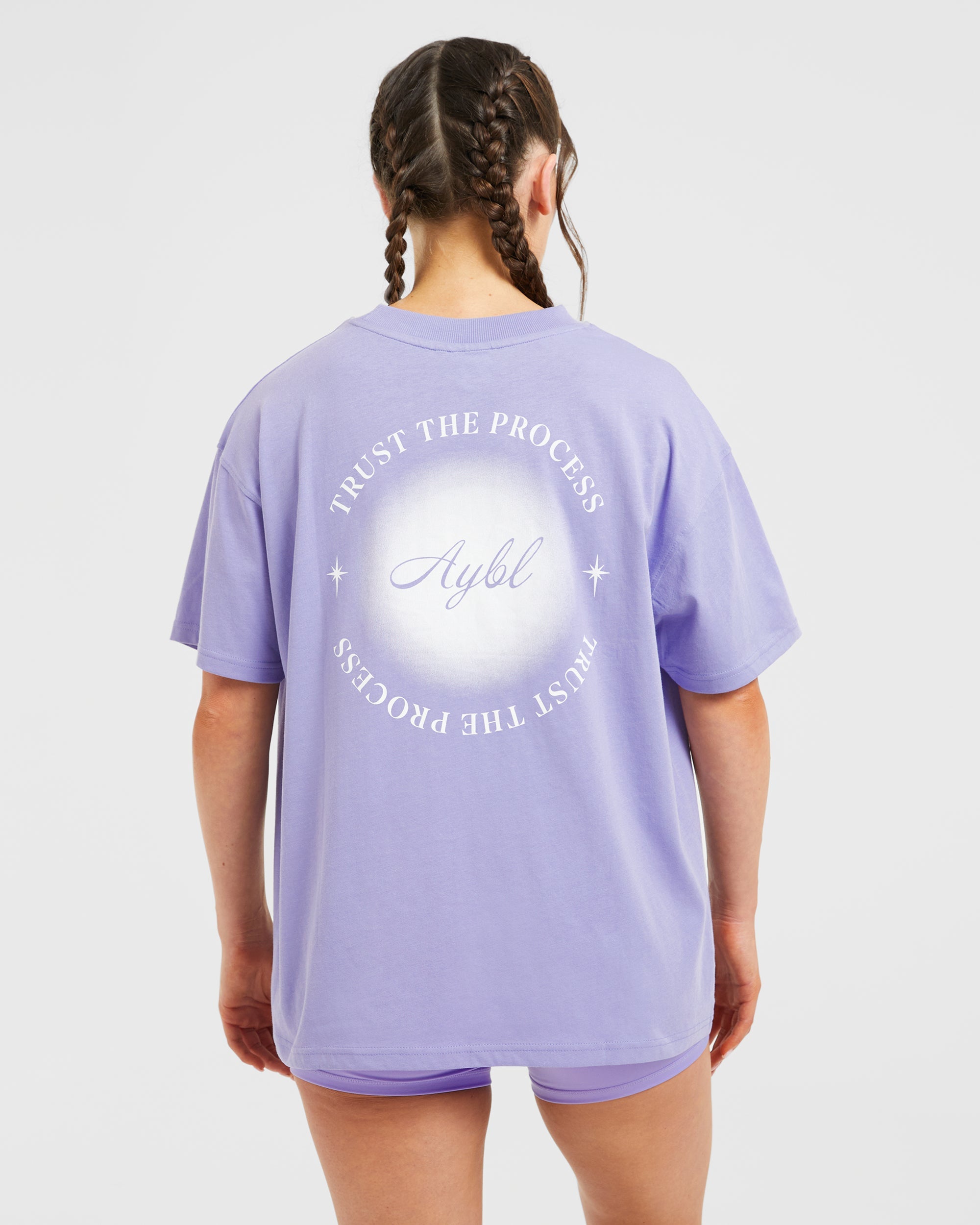 Manifest Oversized T Shirt - Purple