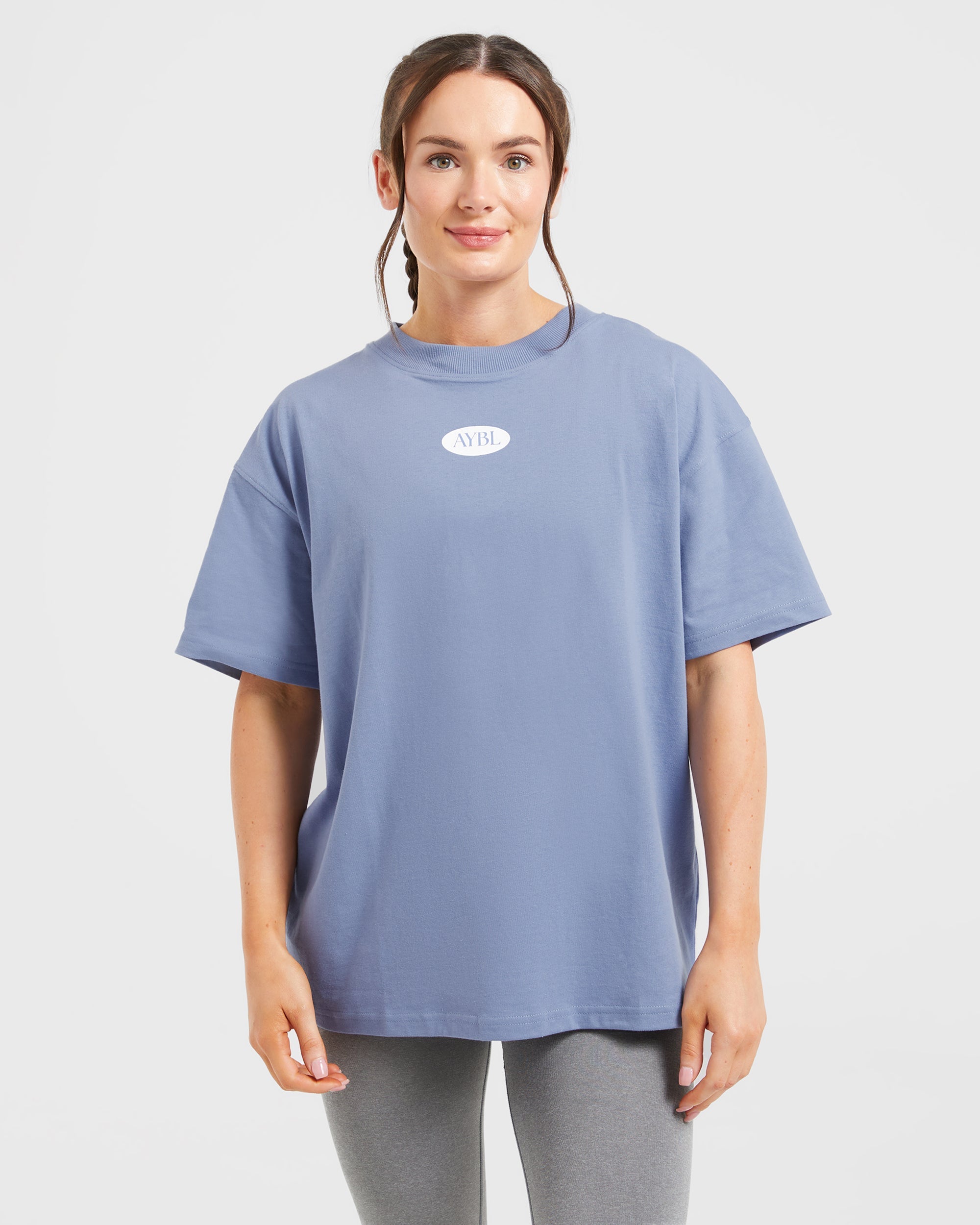 AYBL Lifestyle Oversized T Shirt - Cornflower Blue