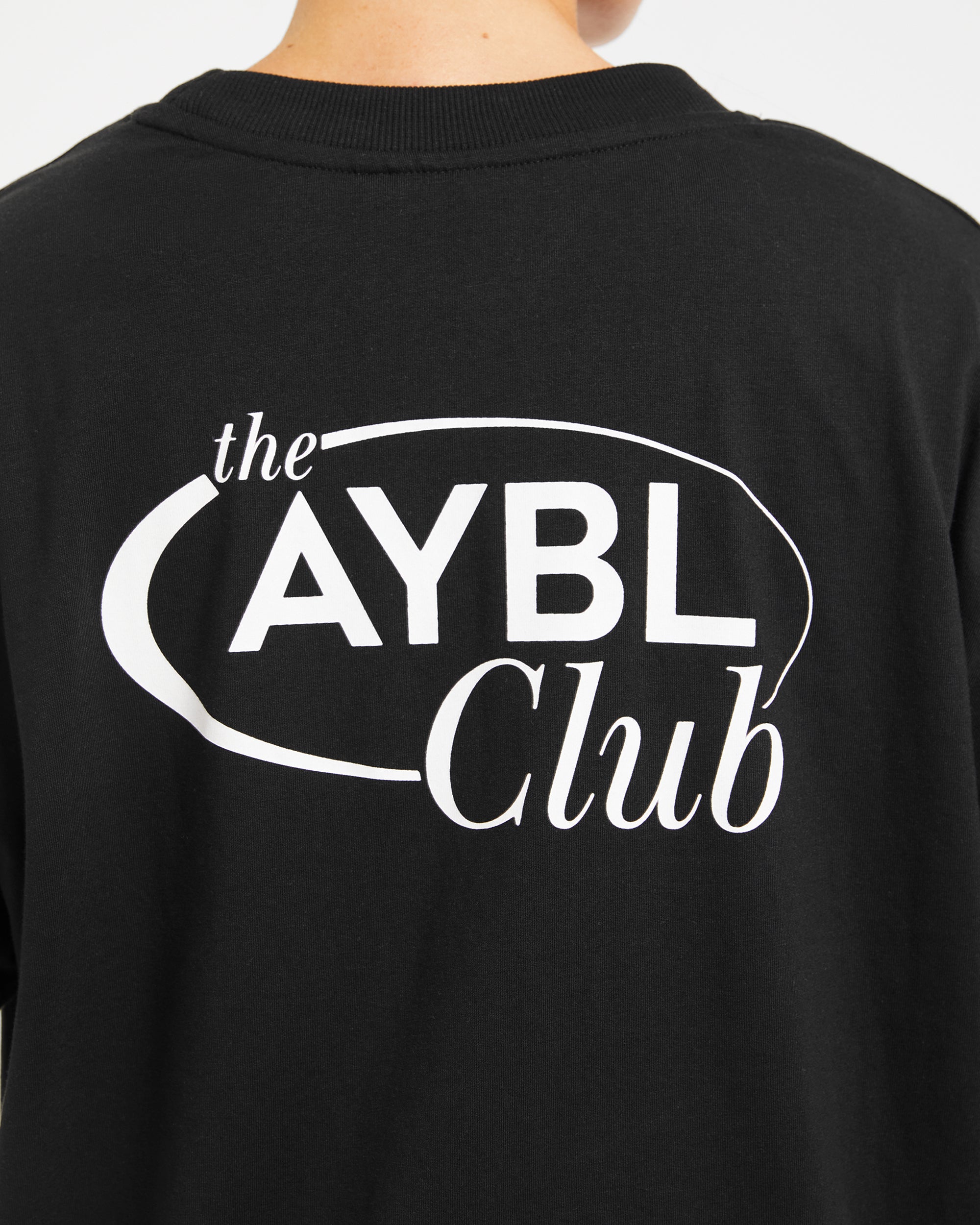 AYBL Club Oversized T Shirt - Black