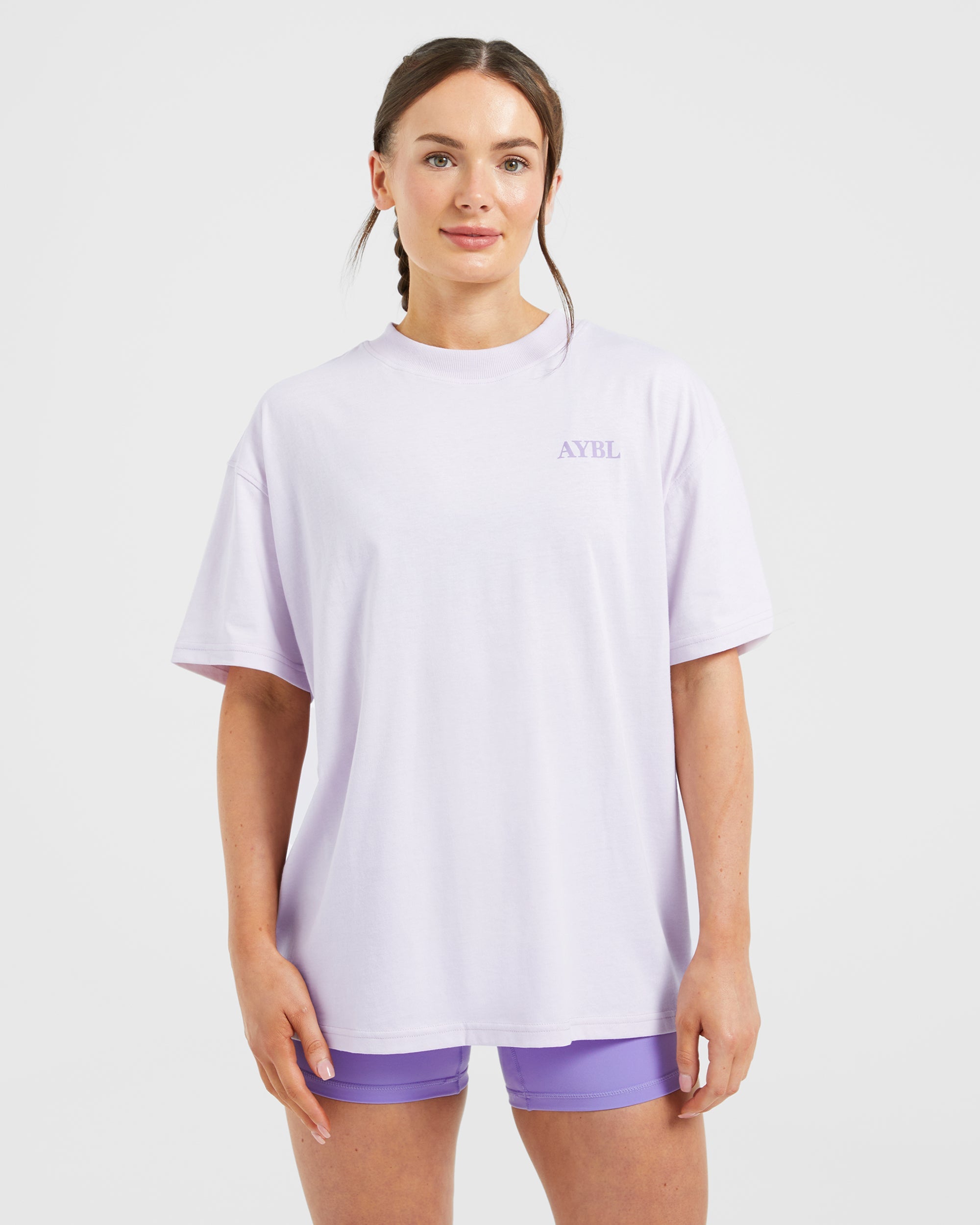 Do It For You Oversized T Shirt - Orchid Purple