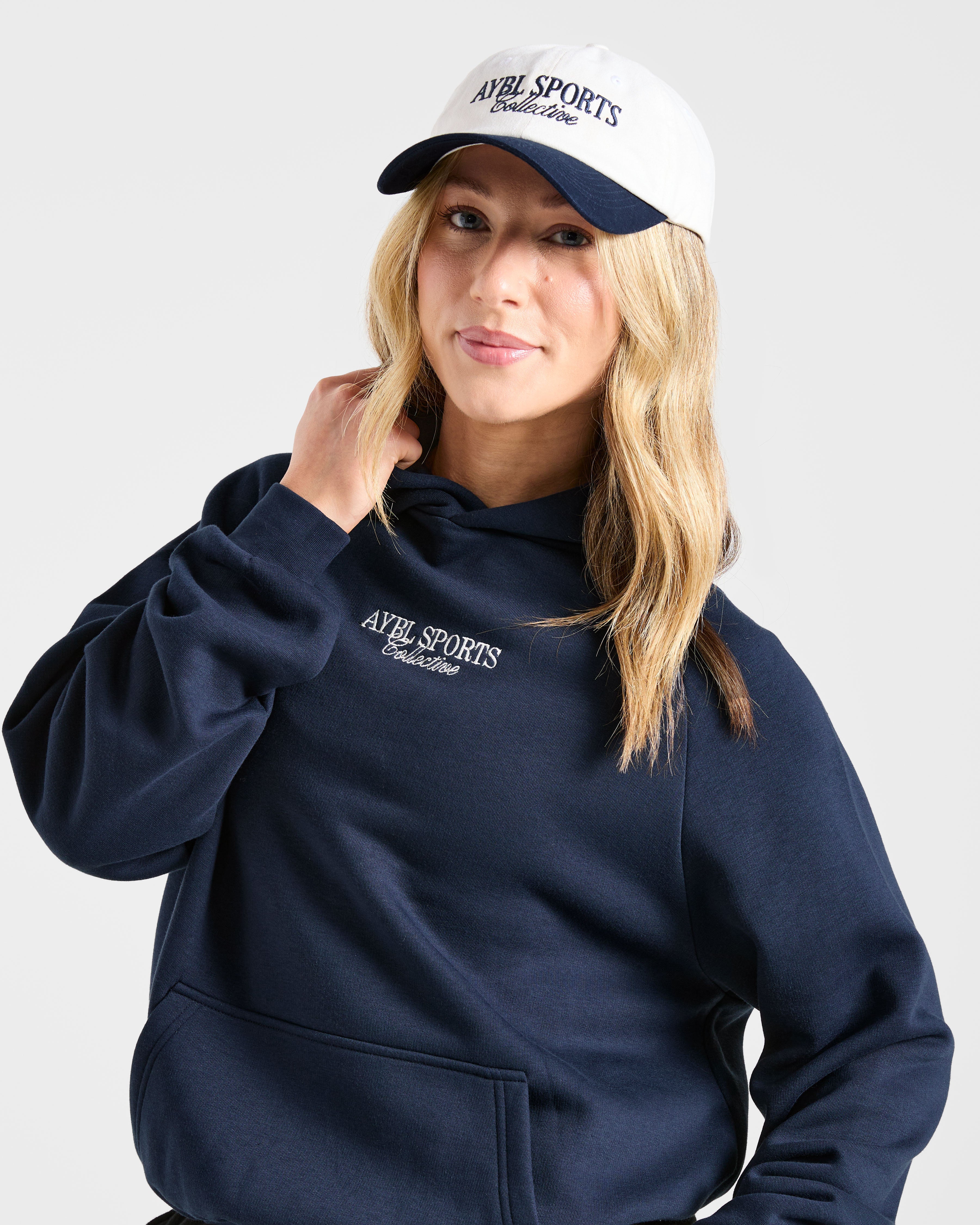 Sports Collective Cap - Off White/Navy