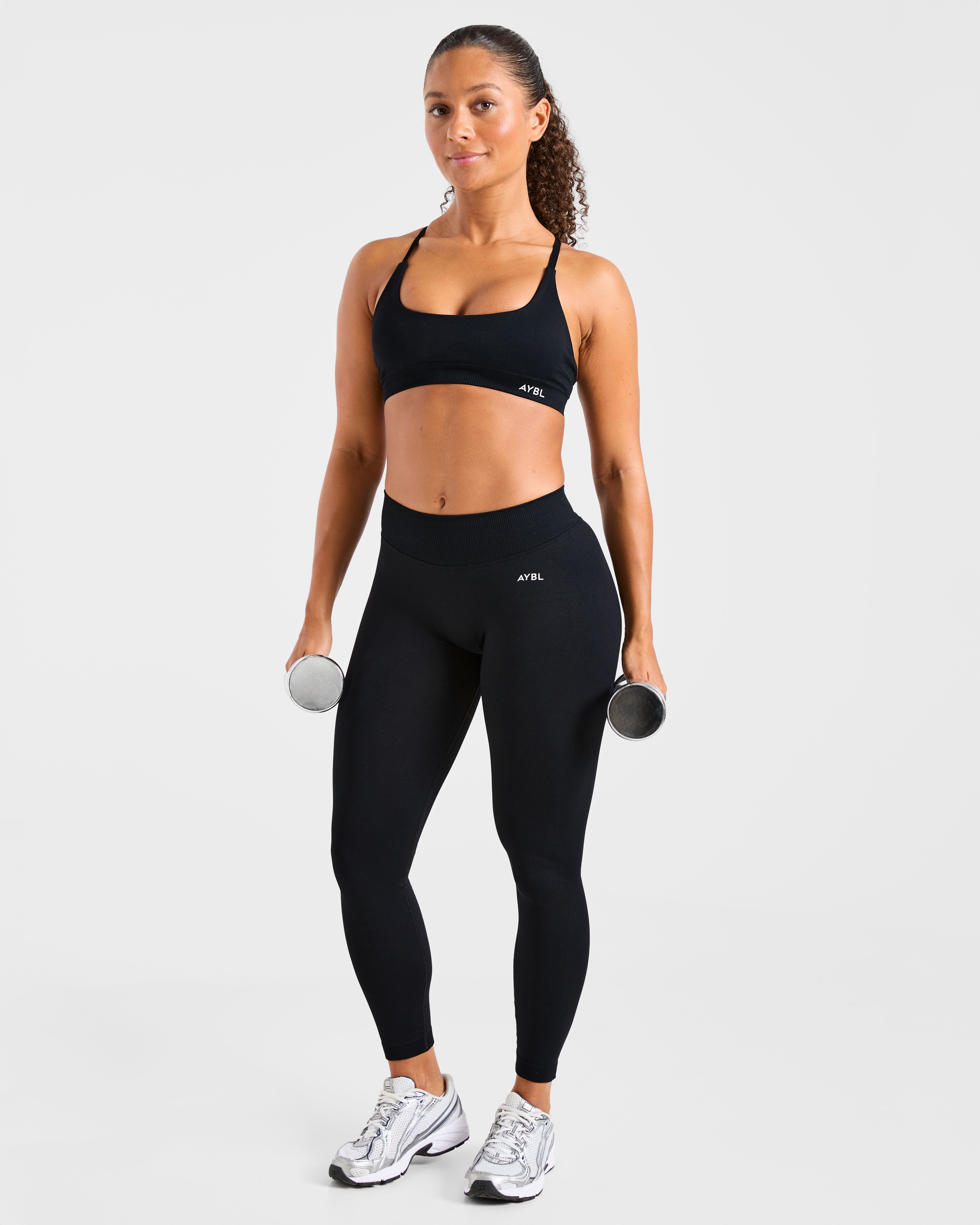 Enhance Seamless Sports Bra - Black