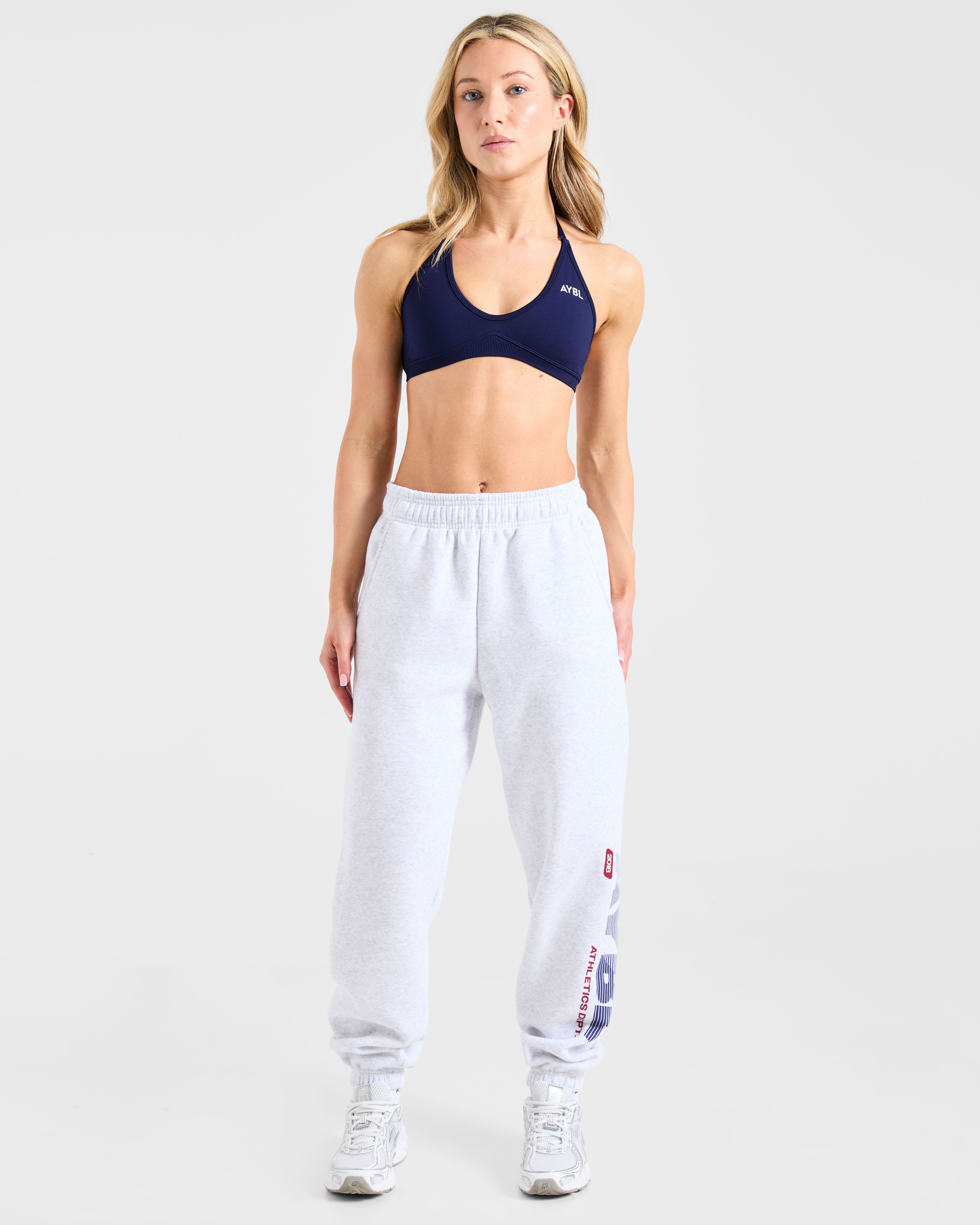 Athletics Dept Oversized Joggers - Grey Marl