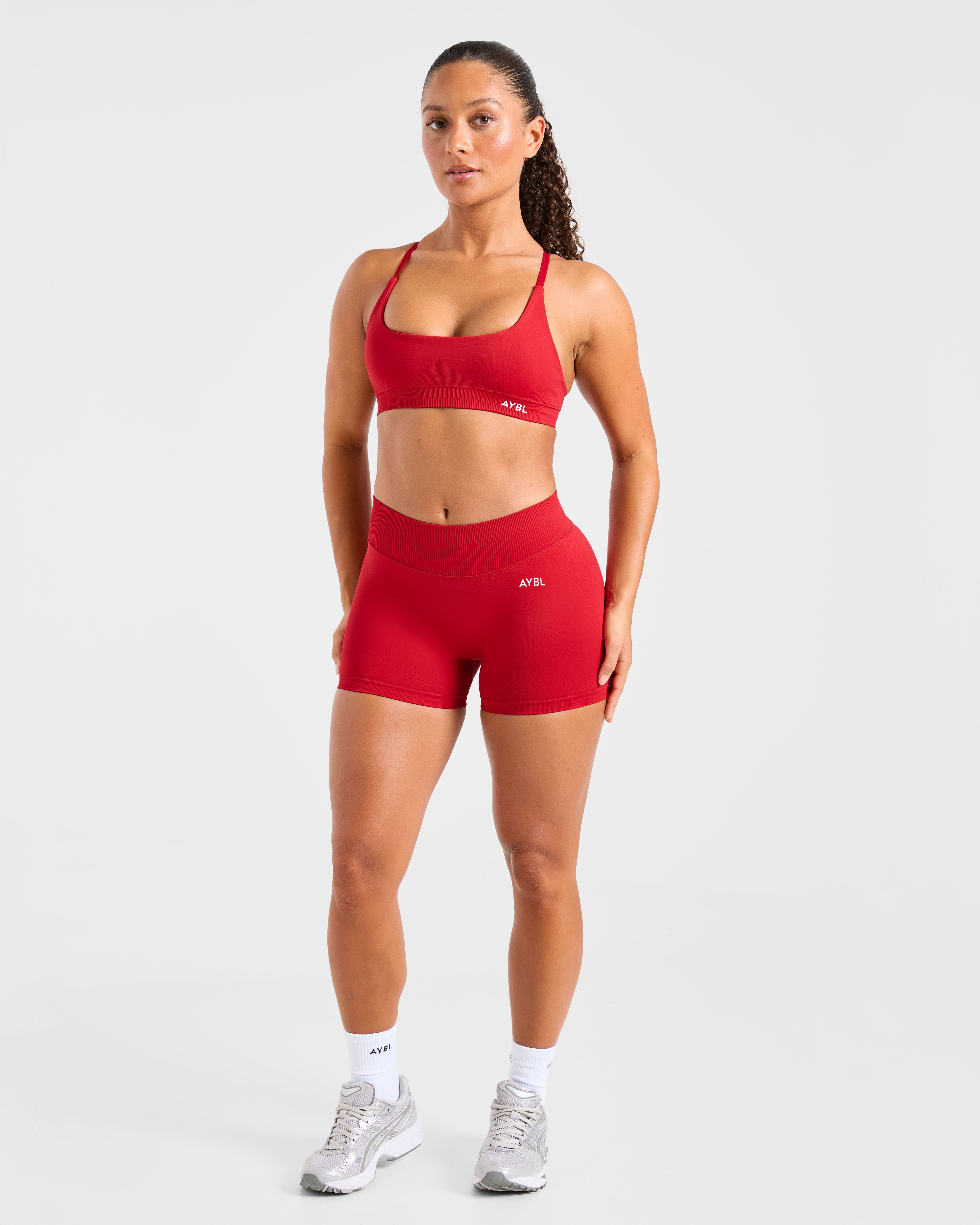 Enhance Seamless Shorts - Red