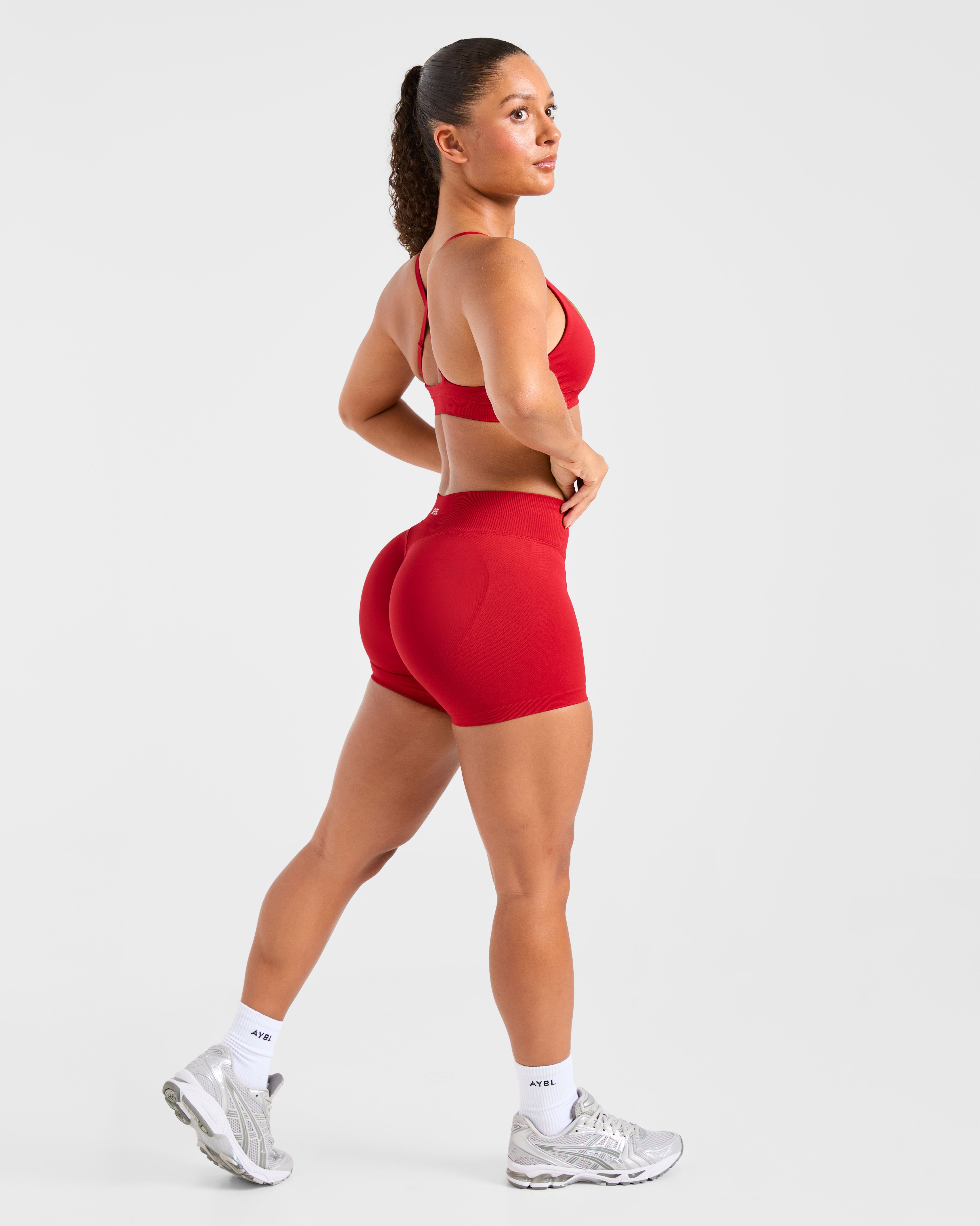 Enhance Seamless Shorts - Red