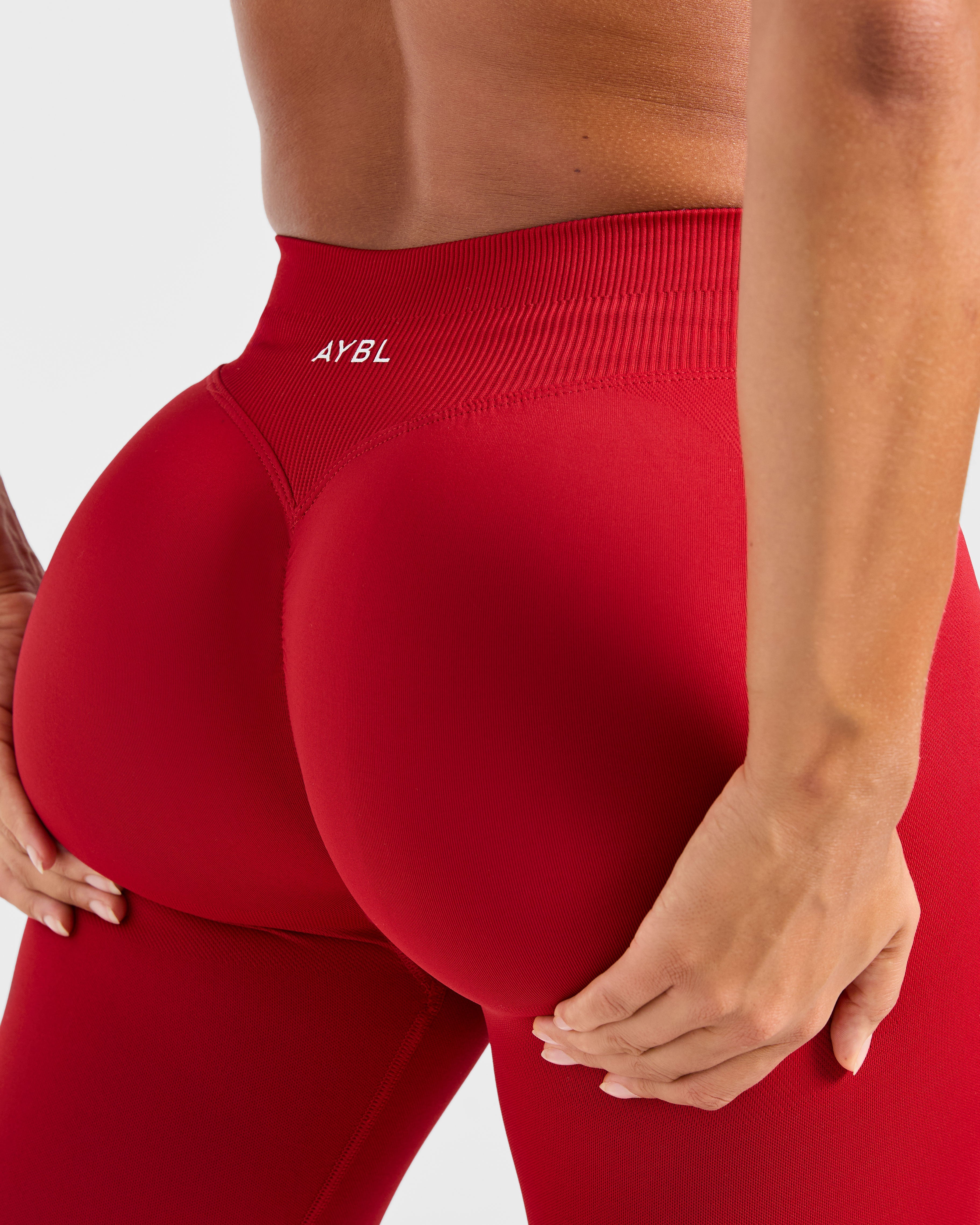 Enhance Seamless Leggings - Red