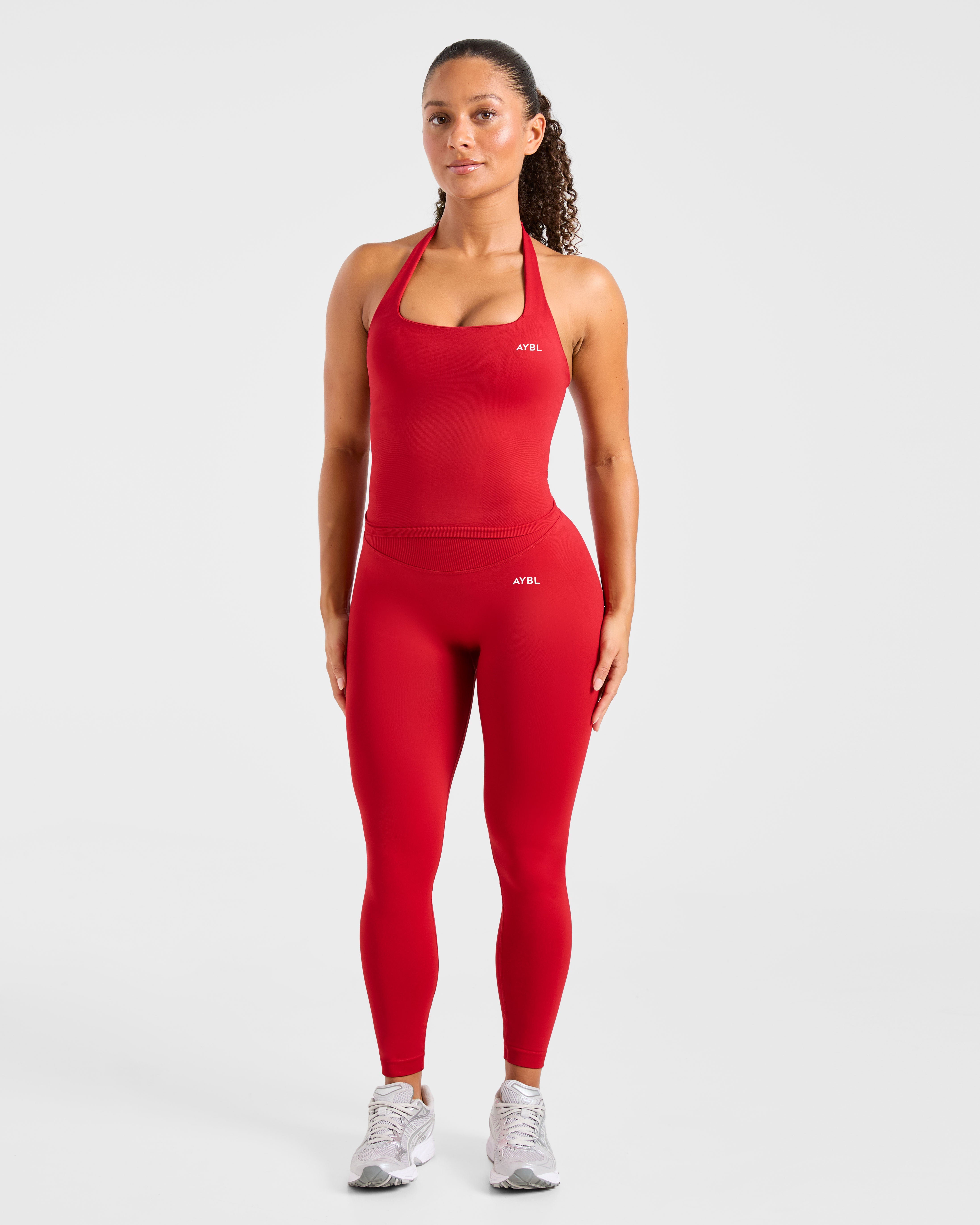 Enhance Seamless Leggings - Red