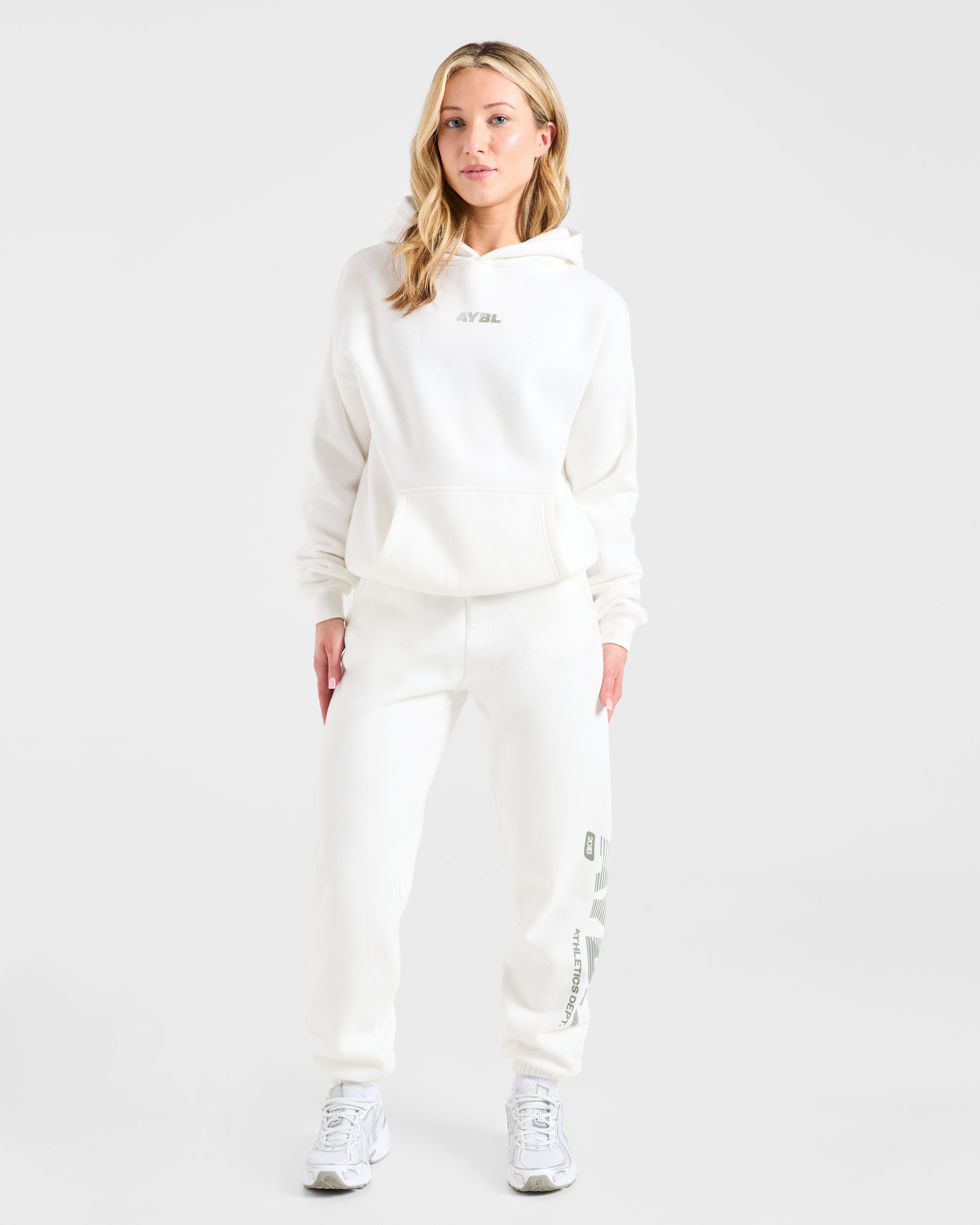 Athletics Dept Oversized Hoodie - Off White