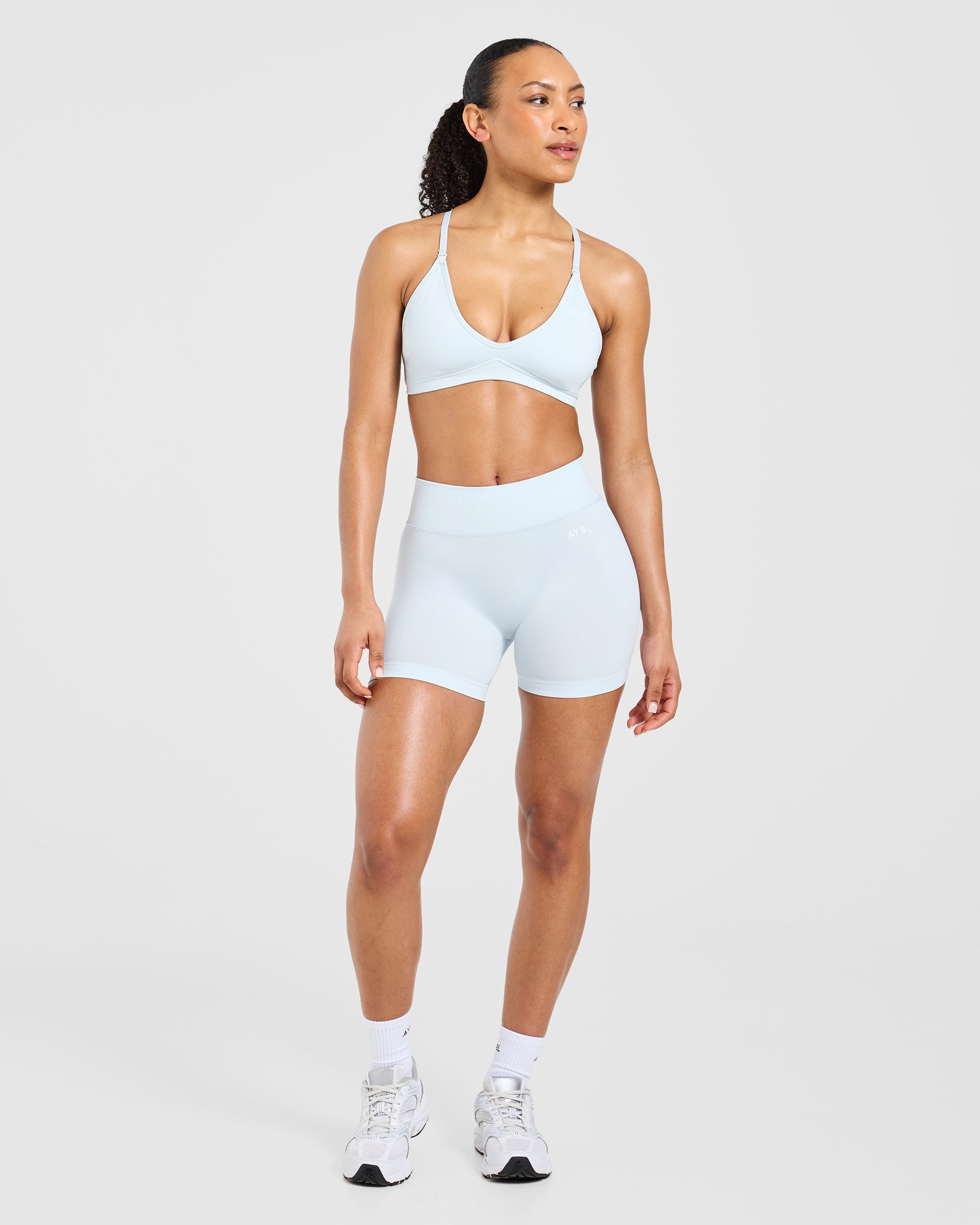 Adapt Seamless Shorts | 4.5" - Iced Blue