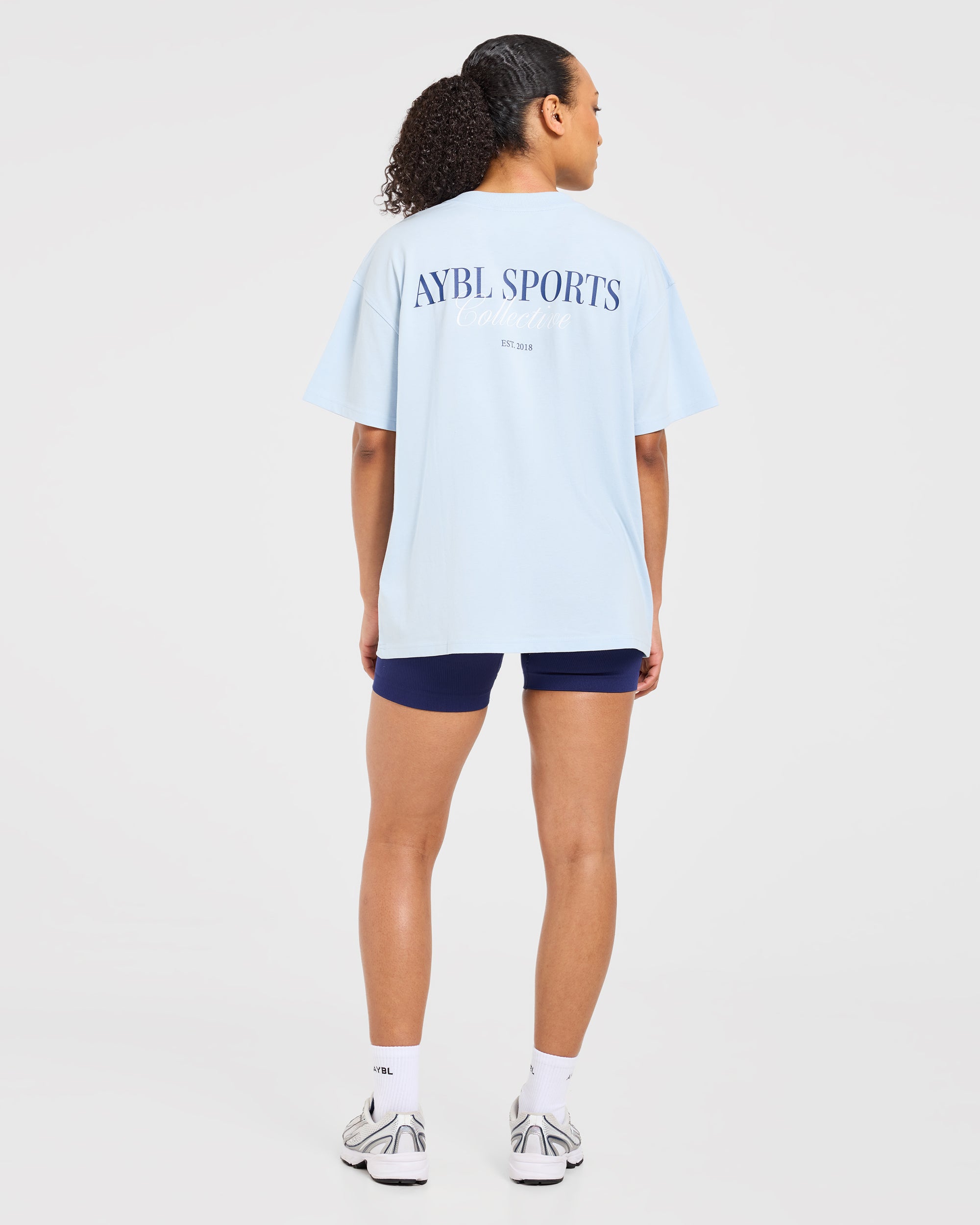 Sports Collective Oversized T Shirt - Blue