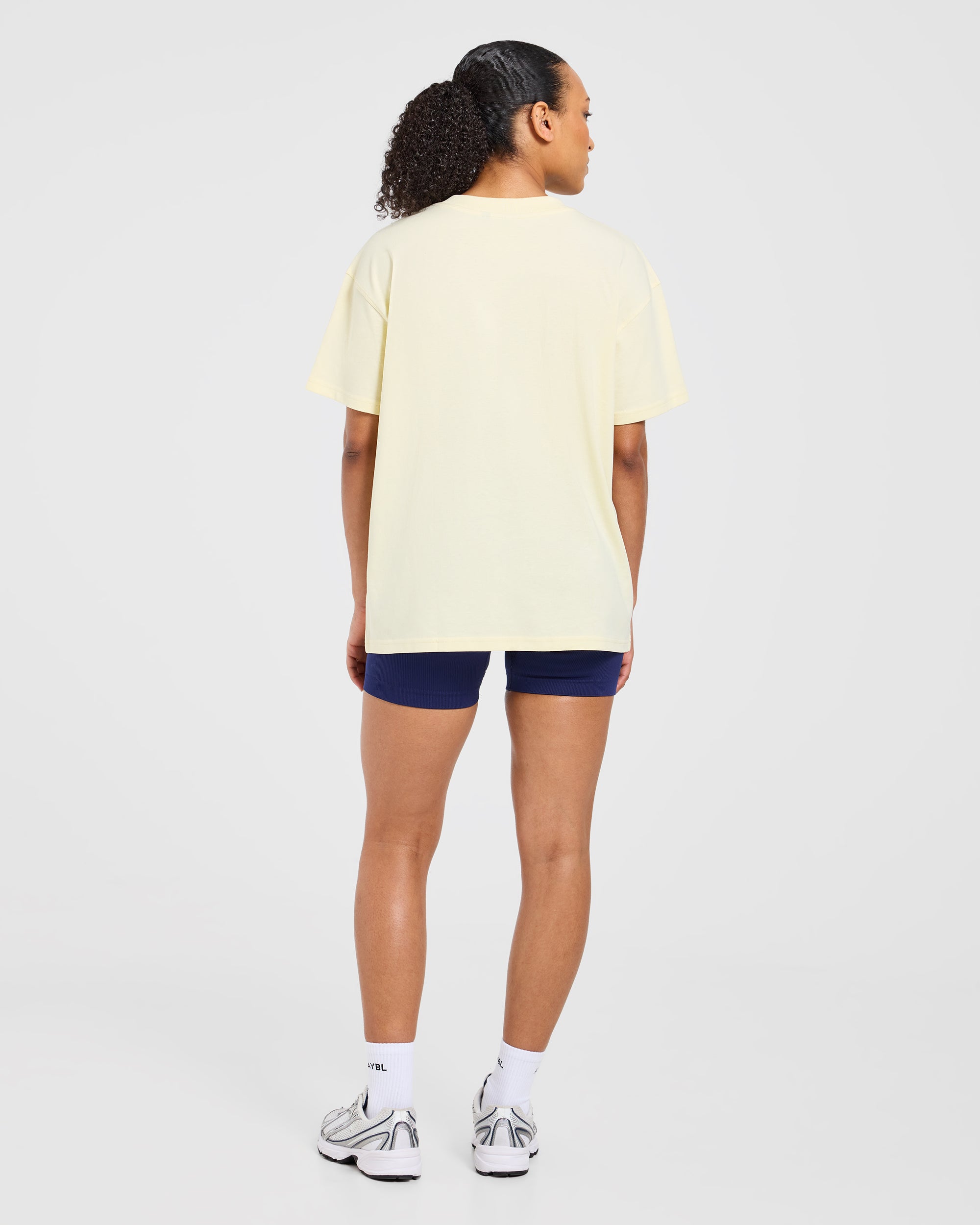 Varsity 2.0 Oversized T Shirt - Butter Yellow