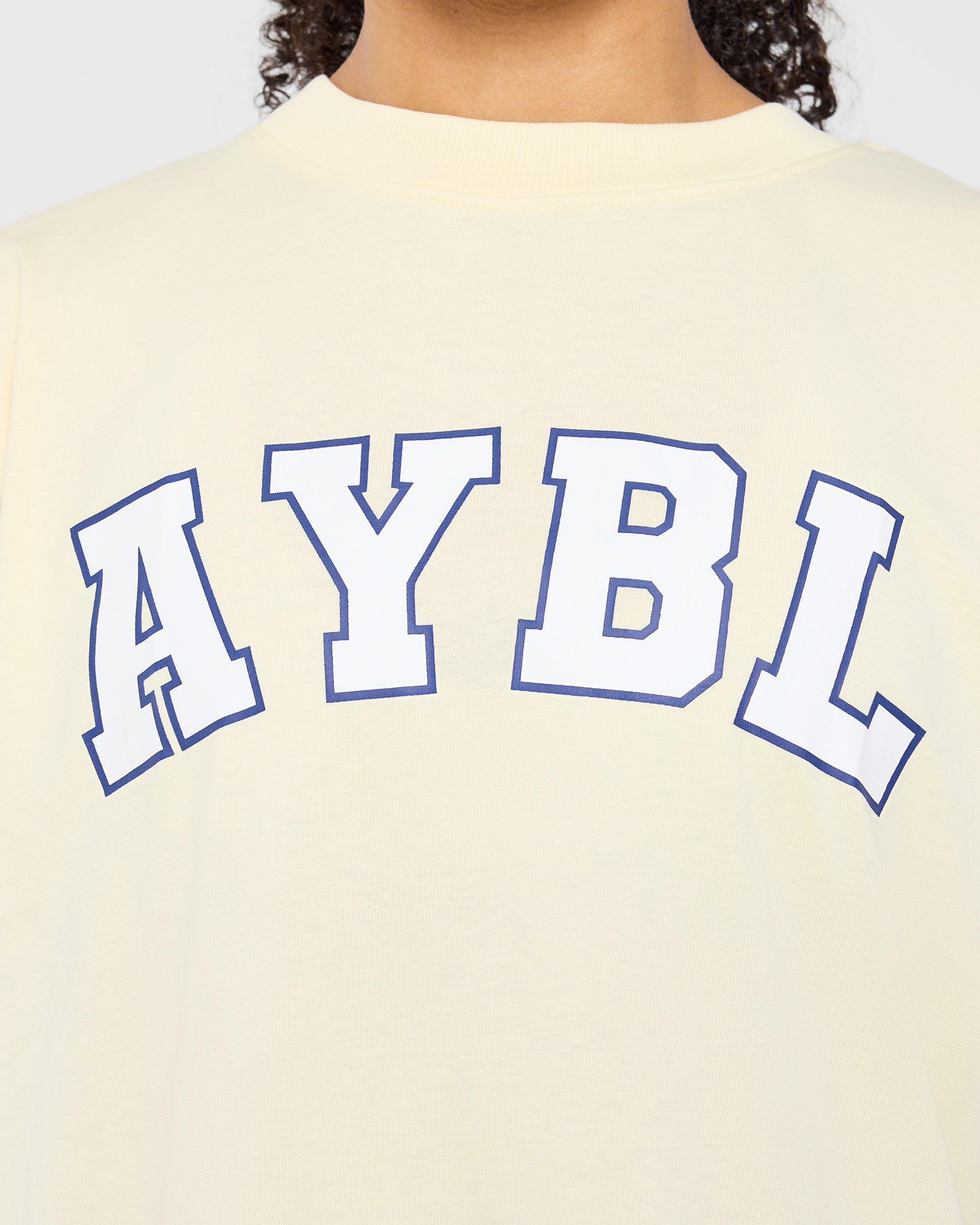 Varsity 2.0 Oversized T Shirt - Butter Yellow