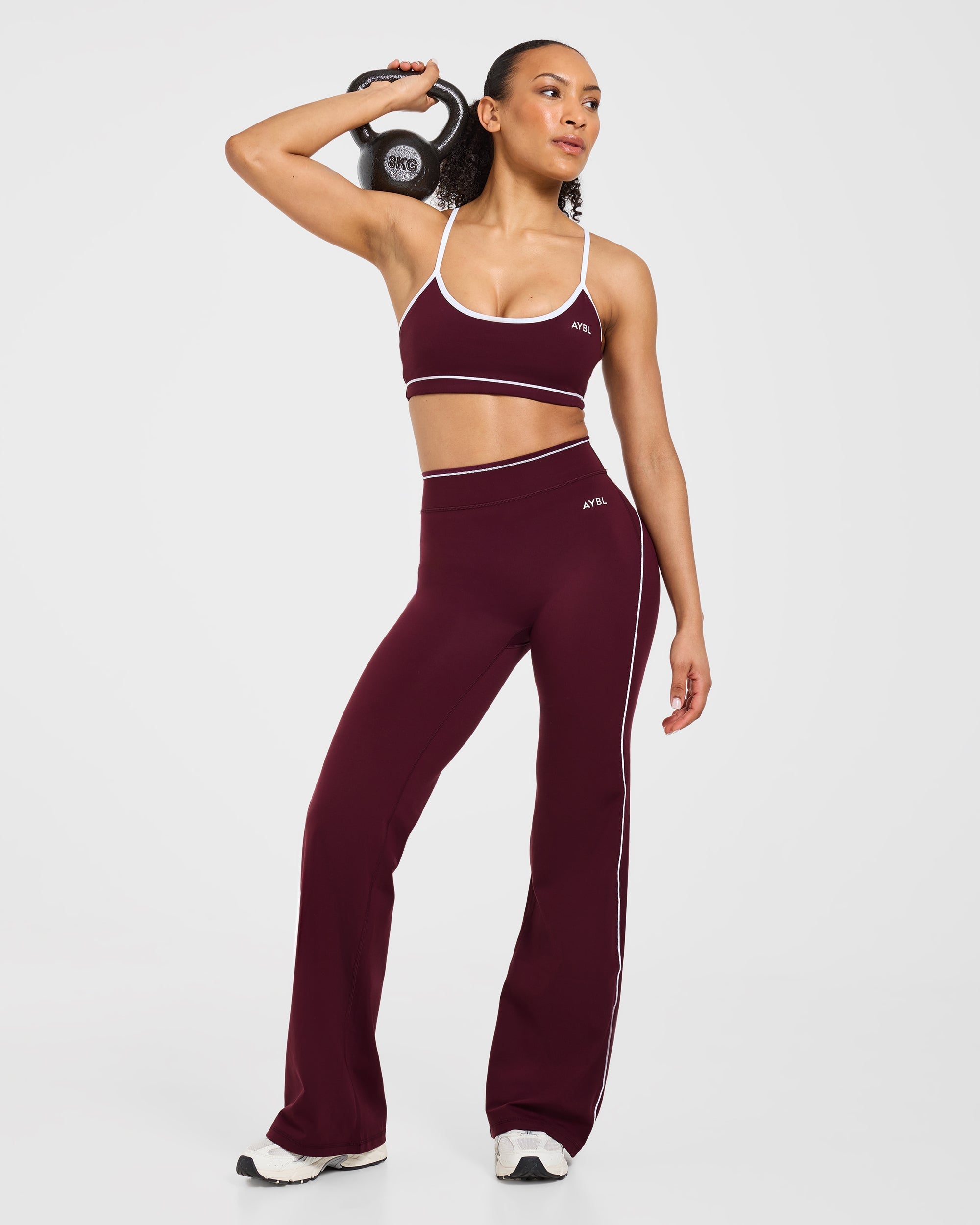 Form Flared Leggings - Deep Mulberry