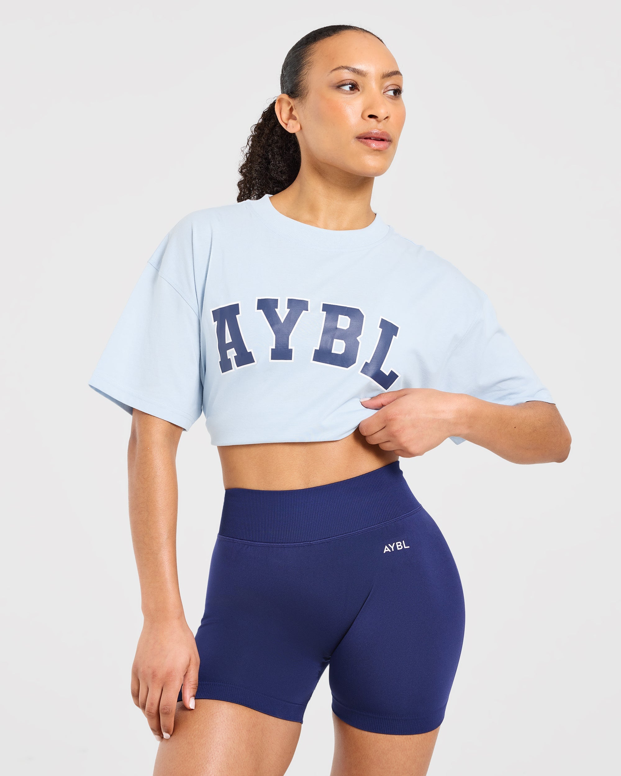 Varsity 2.0 Oversized T Shirt - Blue