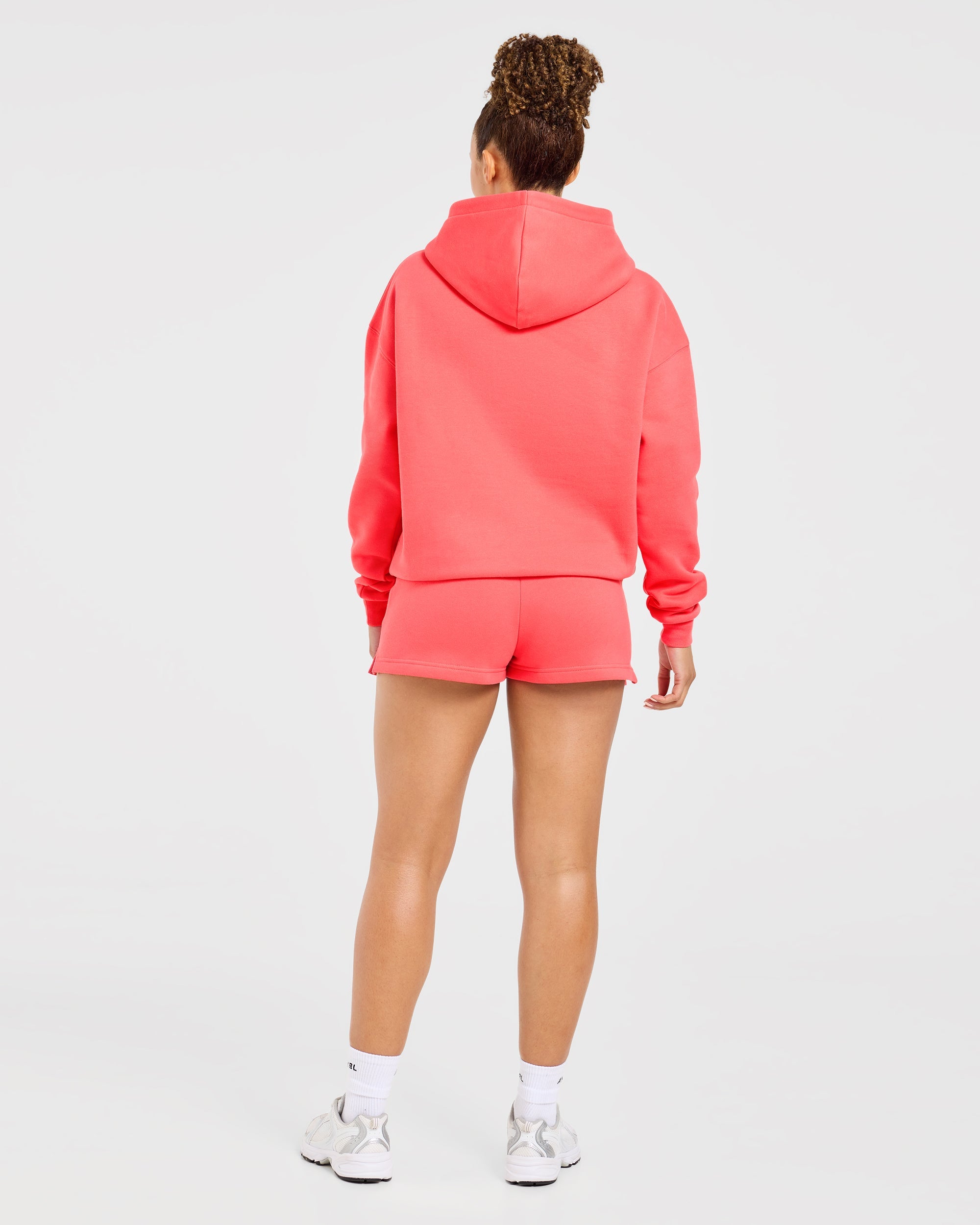 Varsity 2.0 Oversized Hoodie - Summer Coral