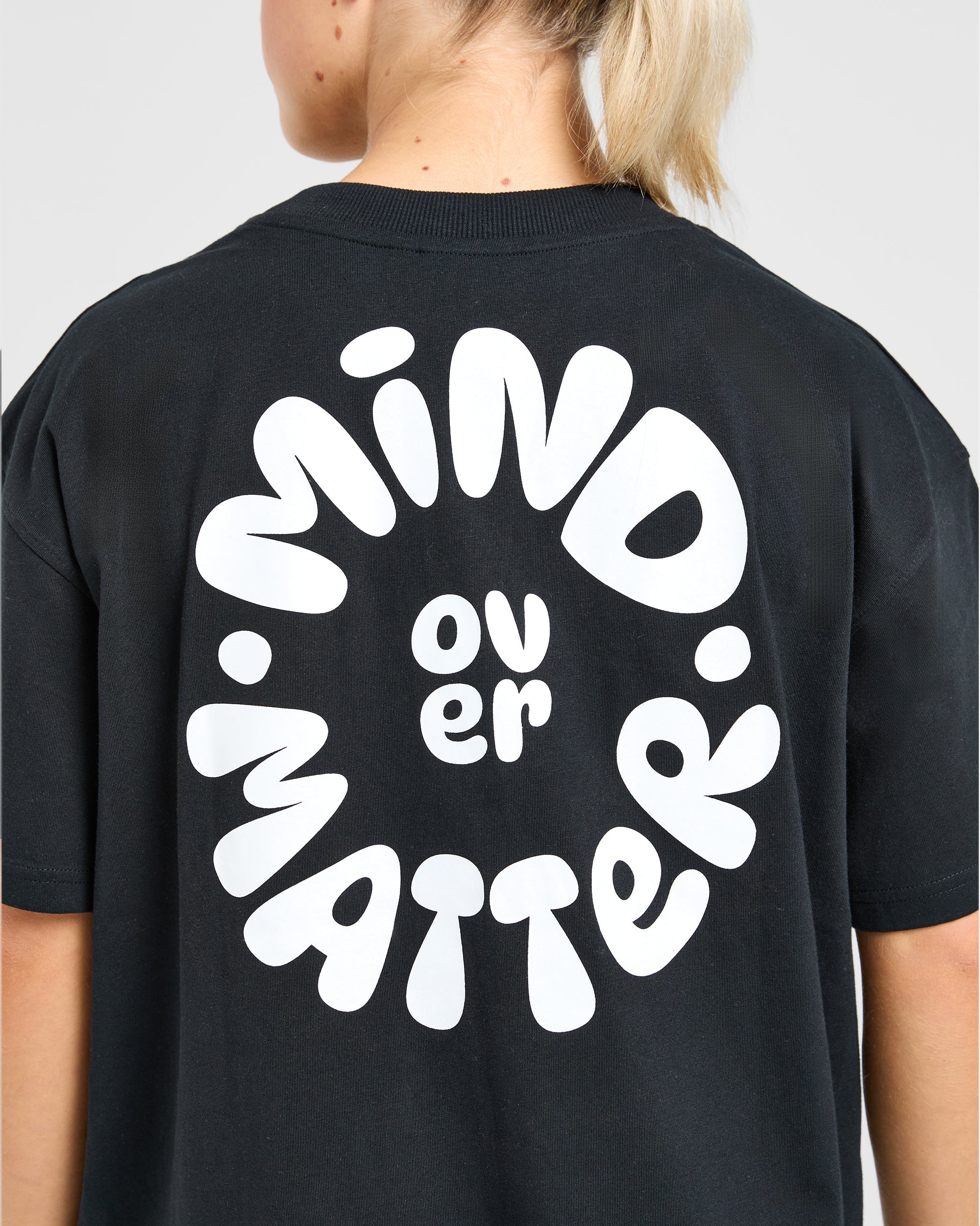 Mind Over Matter V2 Oversized T Shirt - Black