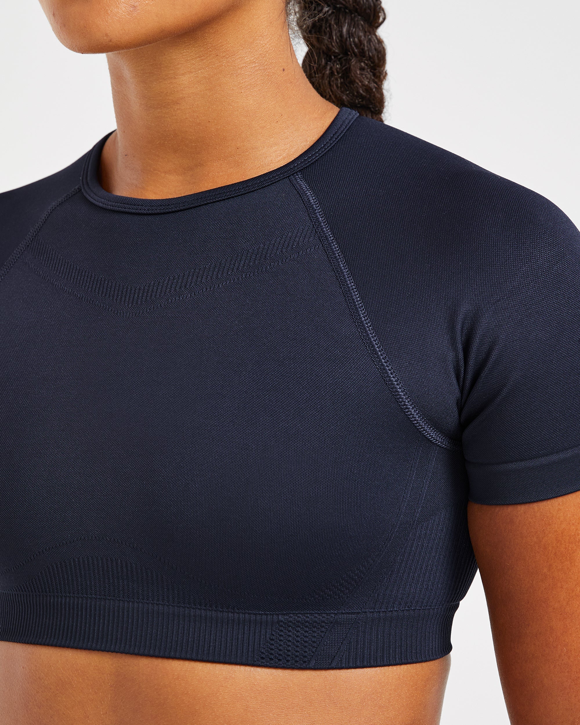 Balance V3 Seamless Crop Top - Navy