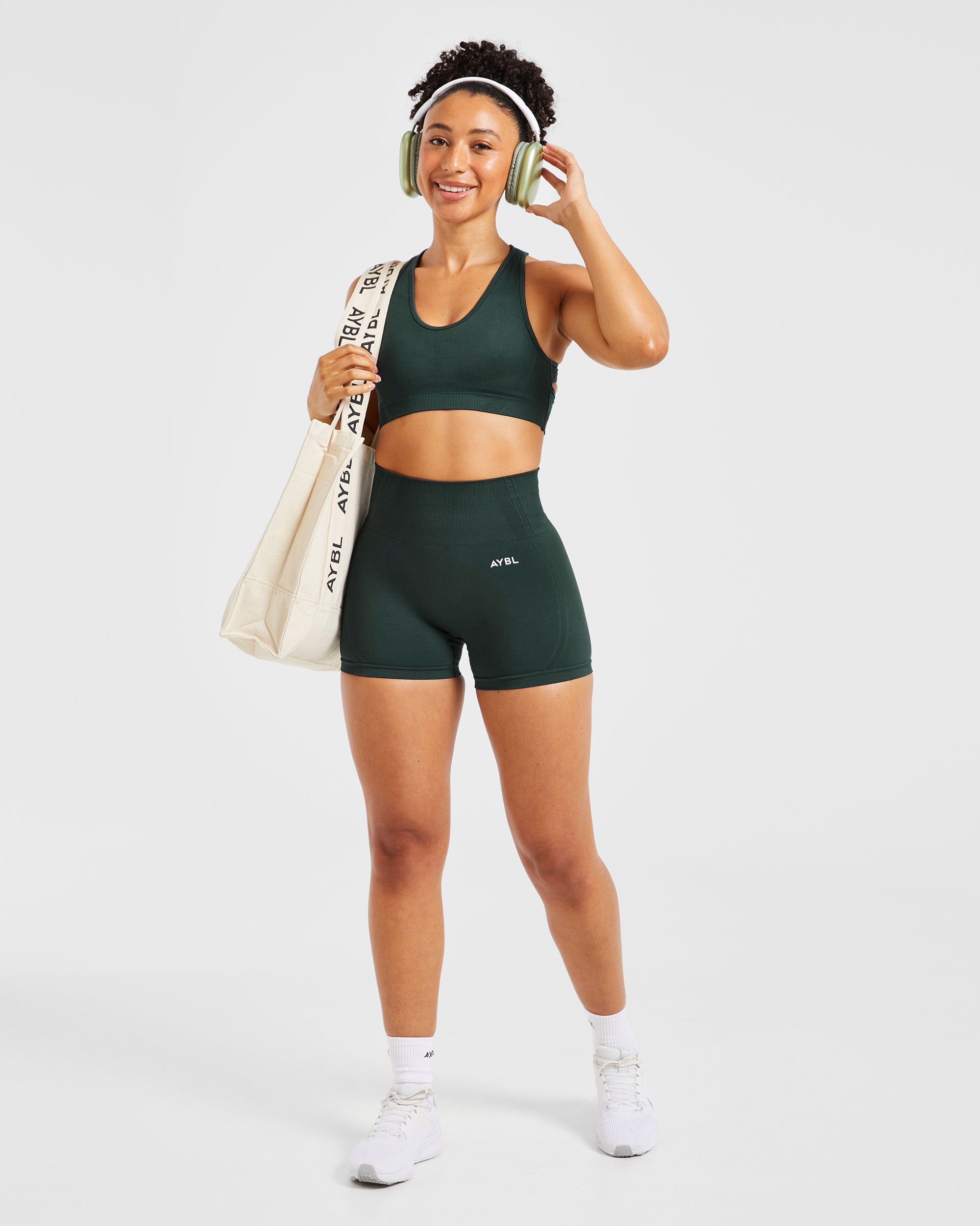 Balance V3 Seamless Sports Bra - Dark Green