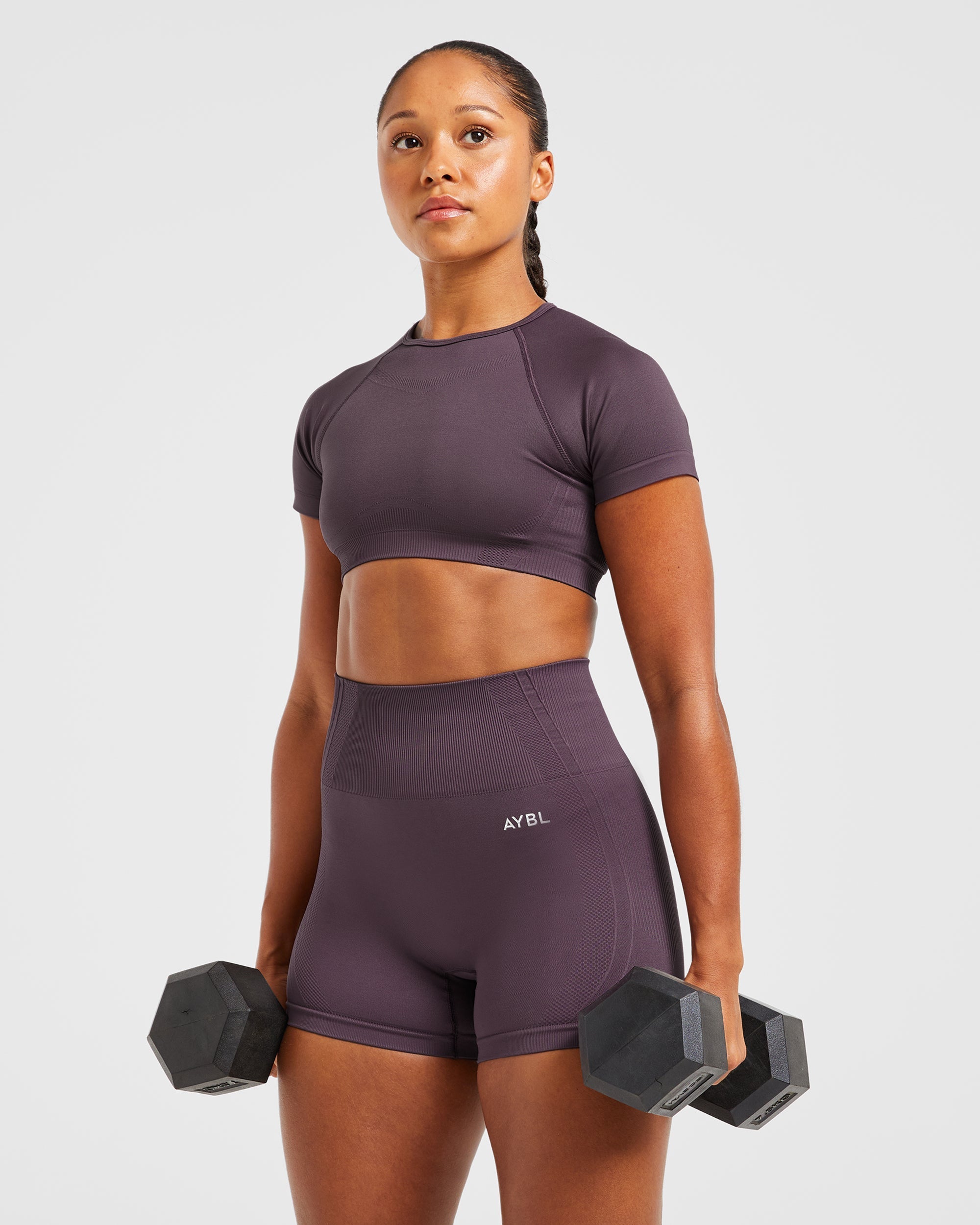 Balance V3 Seamless Crop Top - Purple