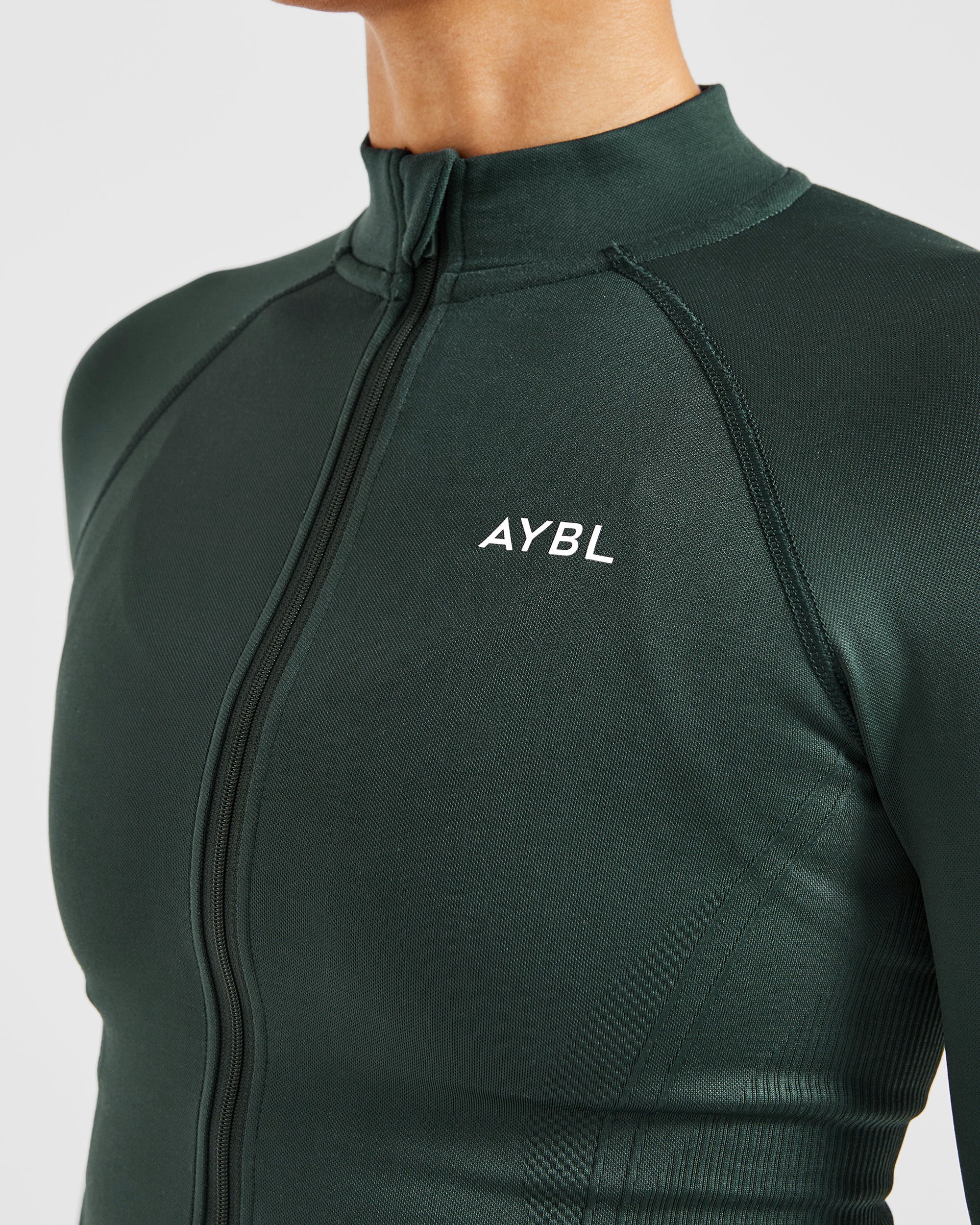 Balance V3 Seamless Zip Jacket - Dark Green