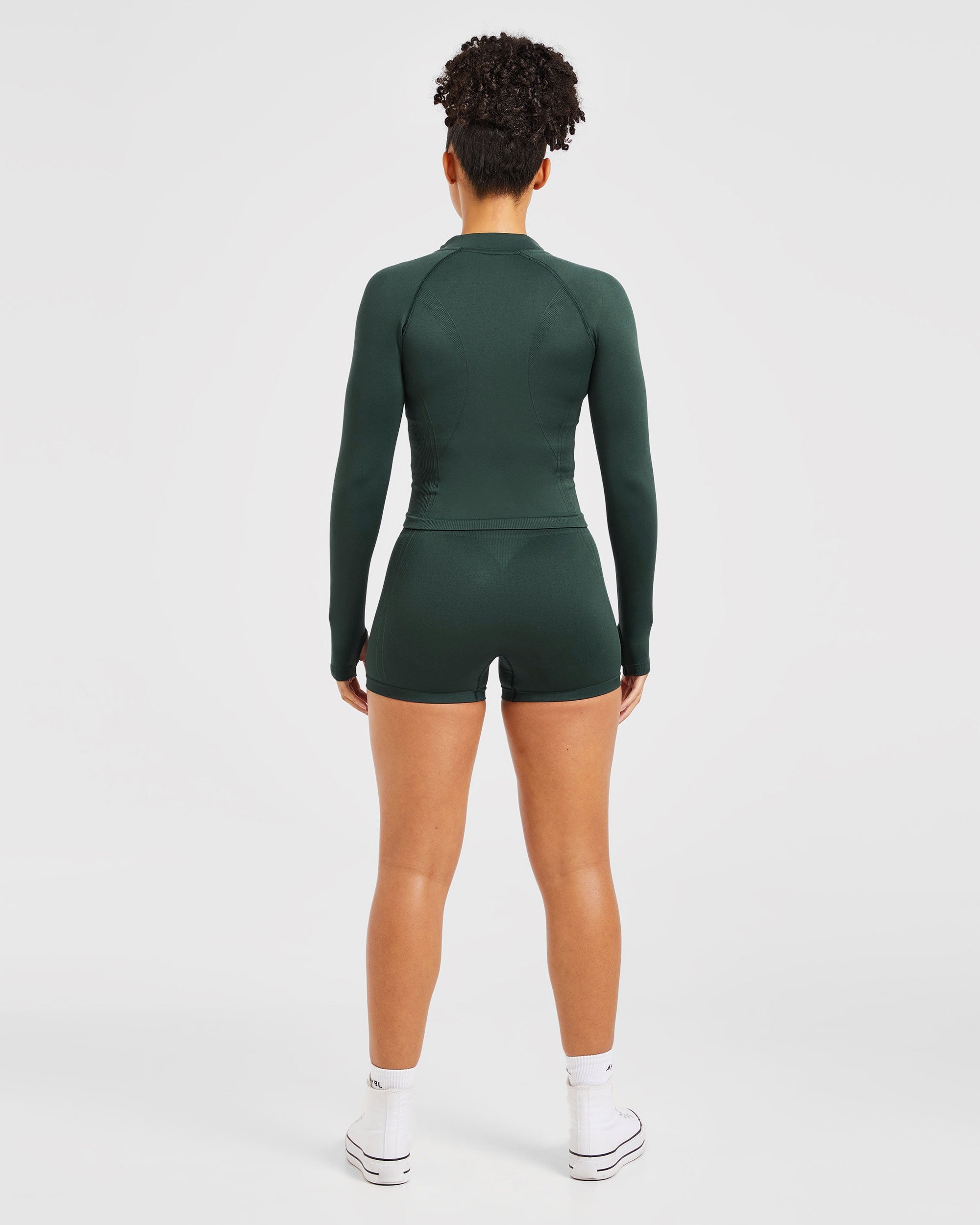 Balance V3 Seamless Zip Jacket - Dark Green