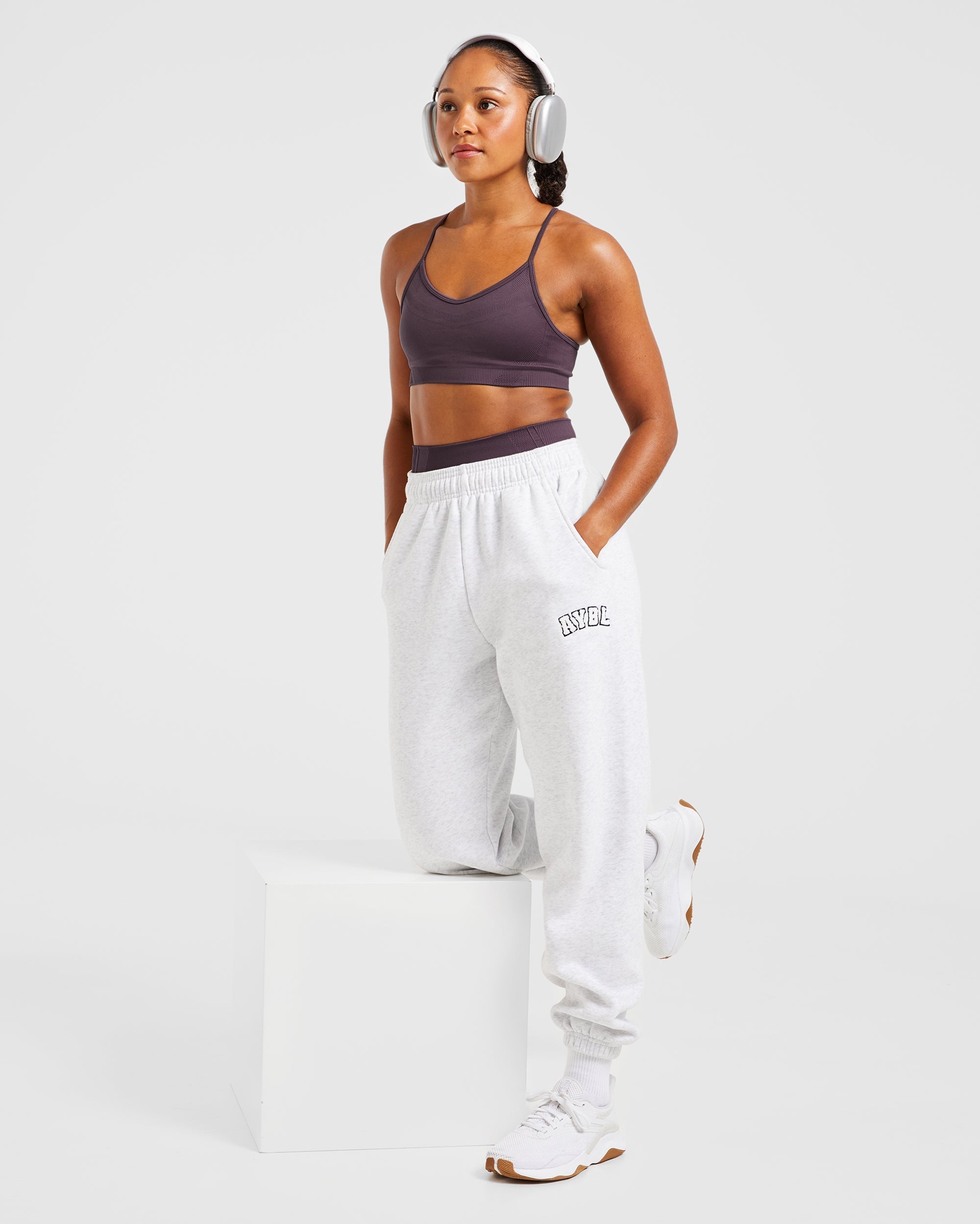 Balance V3 Seamless Strappy Sports Bra - Purple