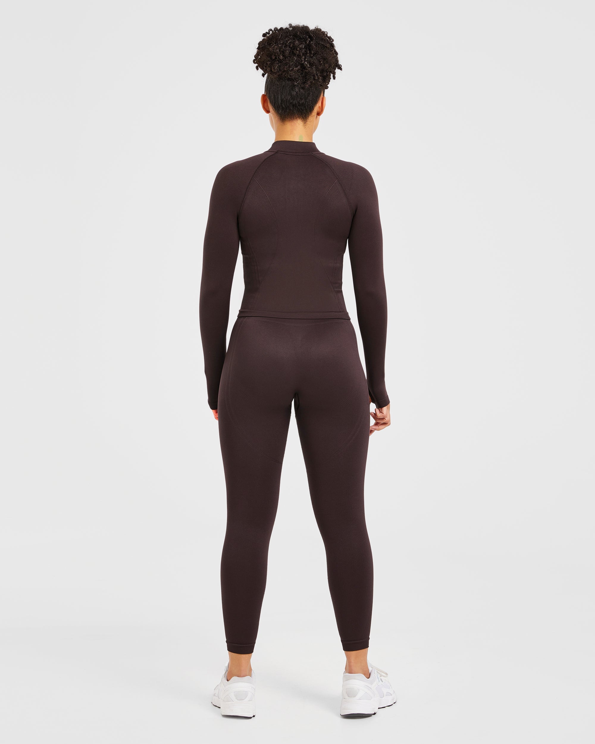 Balance V3 Seamless Zip Jacket - Dark Brown